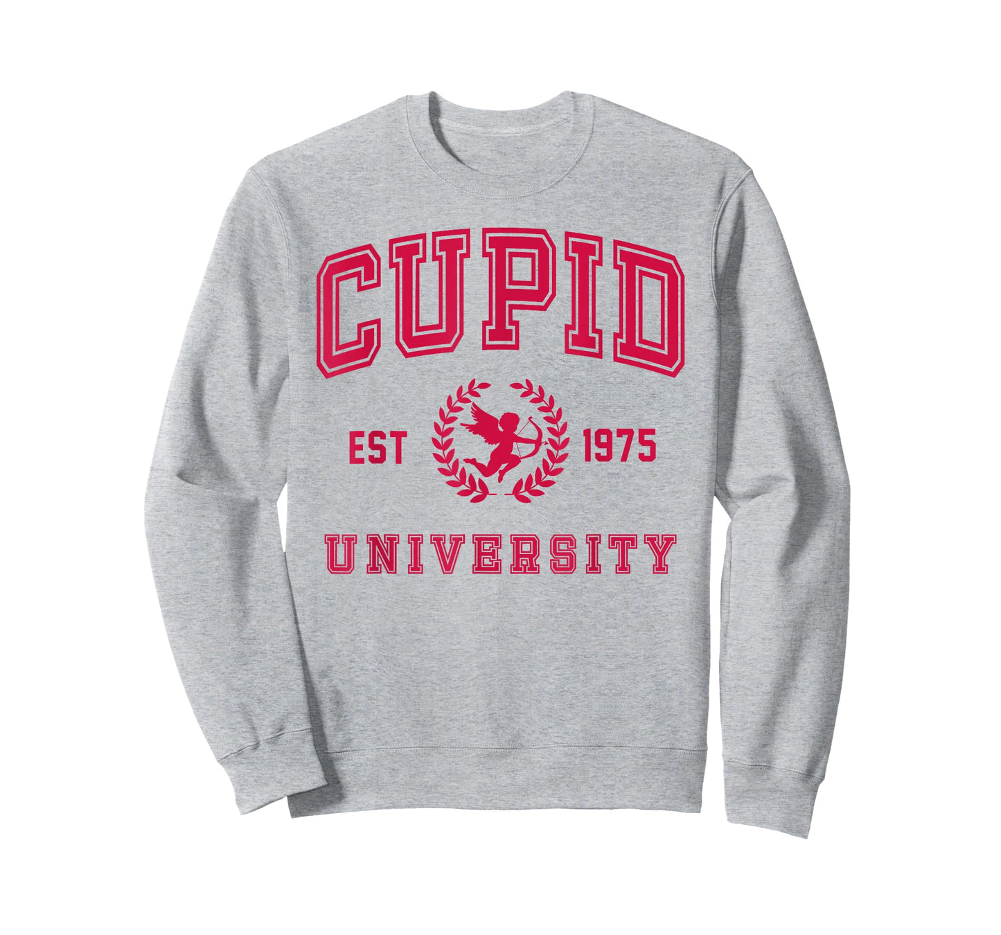 Cupid University Cute Cherub Valentines Day Crest T-Shirt