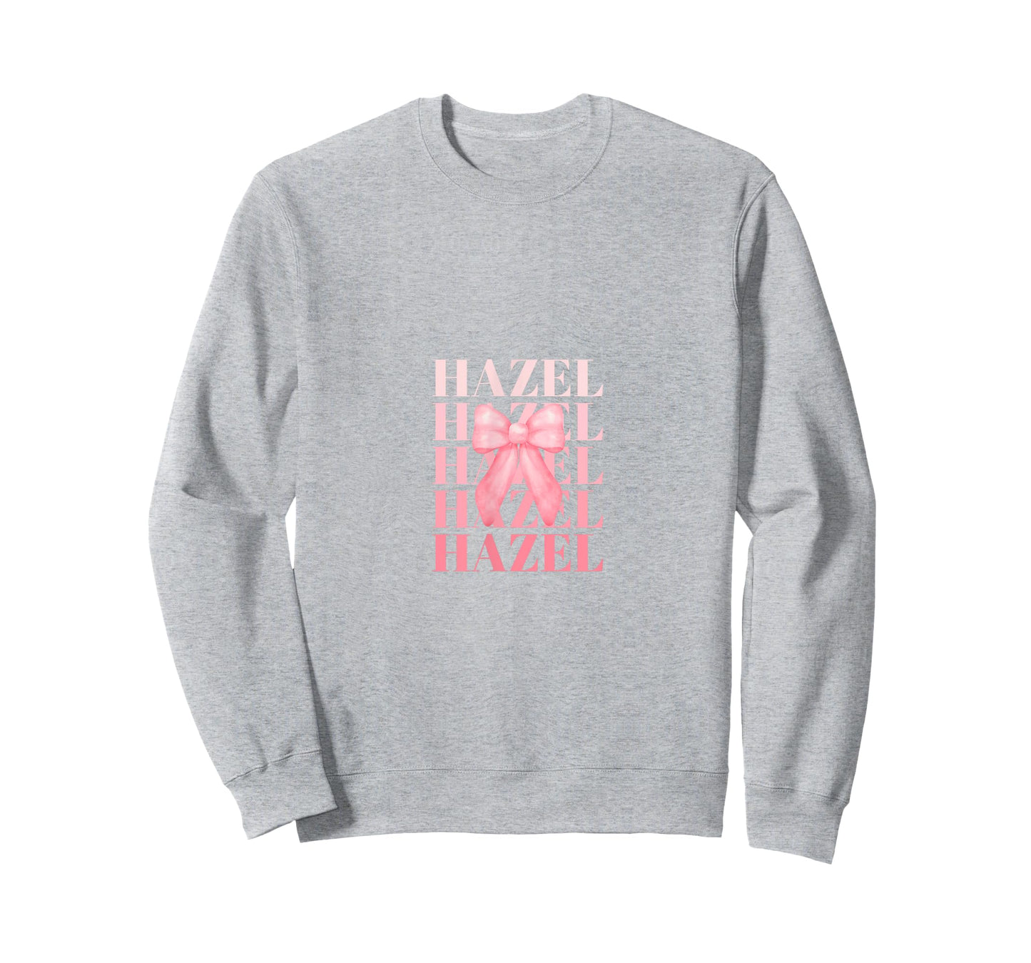 Coquette Custom HAZEL Pink Big Bow T-Shirt
