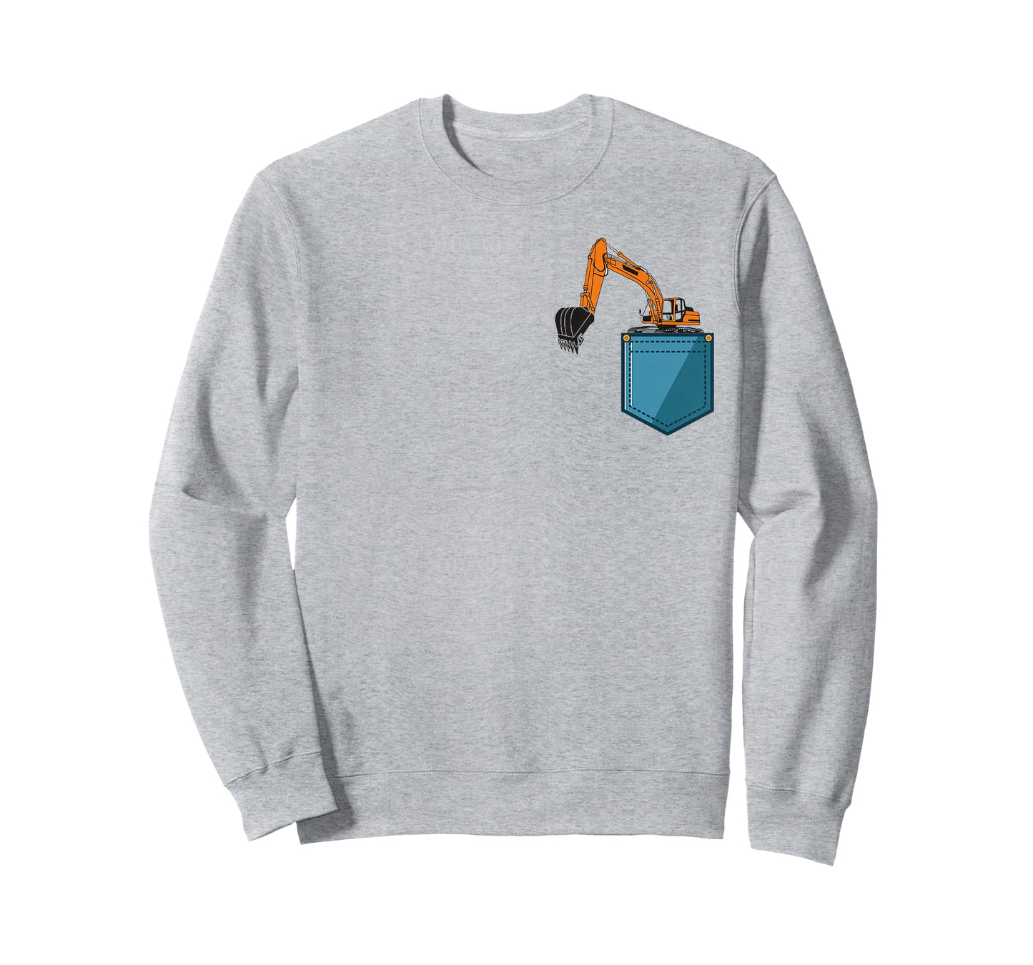 Construction Excavator Shirt for Boys Girls Men and Women T-Shirt