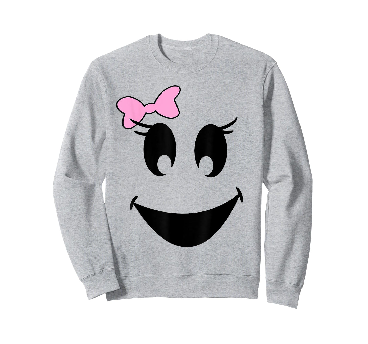 Cute Girl Ghost With Bow Ghoul Face Halloween T Shirt