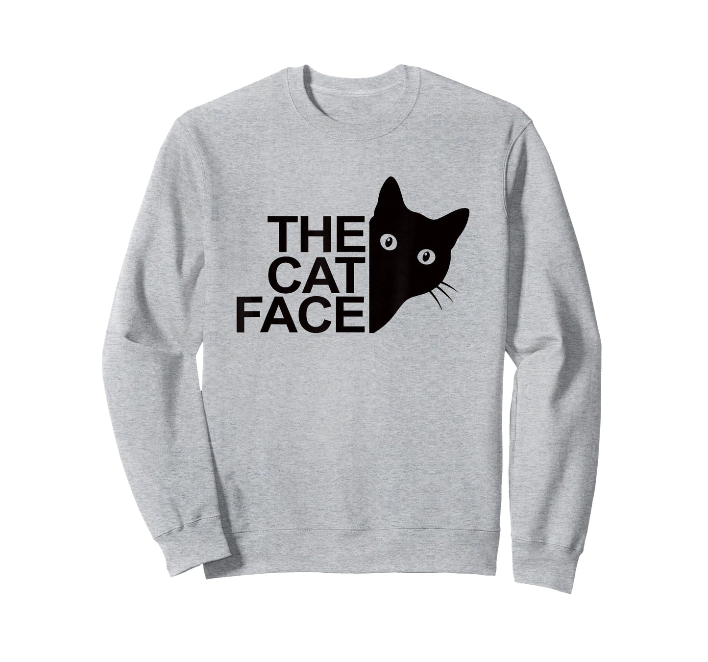 The Cat Face Funny Design Women Men Girl Boy Cute Kitty T-Shirt