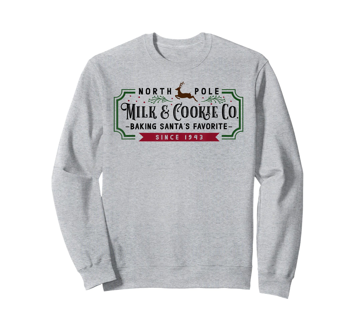 Christmas North Pole Milk and Cookie Co T-Shirt