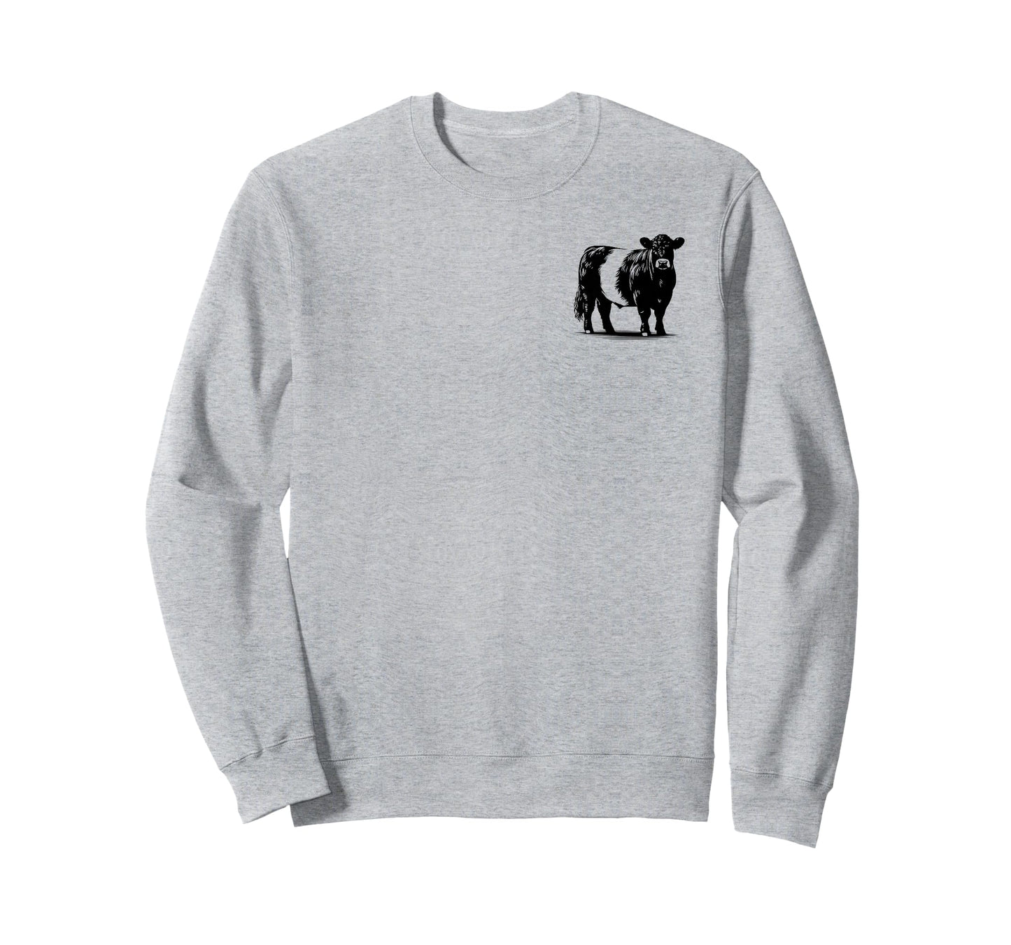Cow Farmer Breeder - Monochromatic Belted Galloway Cattle T-Shirt