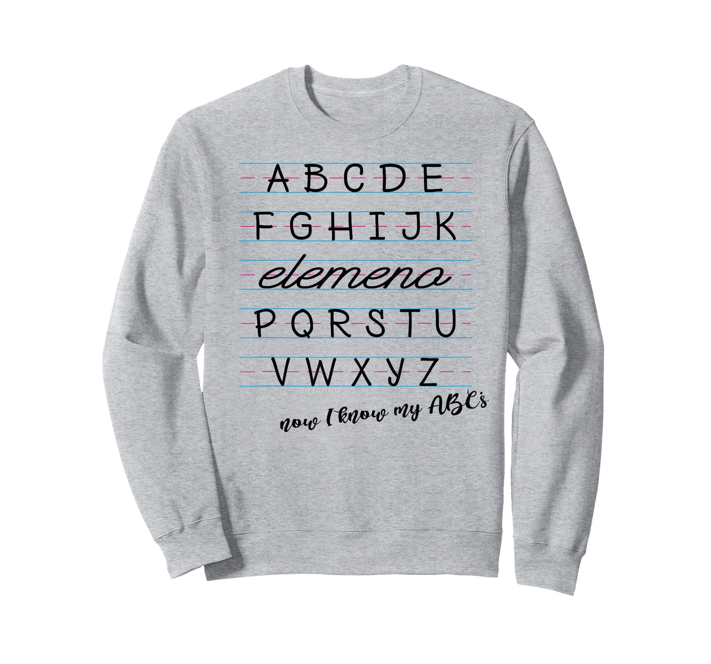 ABC Elemeno Shirt Alphabet Kindergarten Preschool Teacher T-Shirt