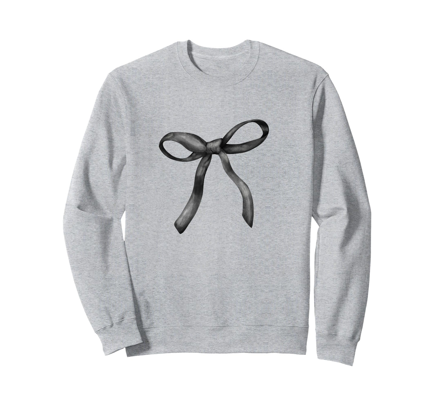 Black Bow Coquette Girly Aesthetic T-Shirt