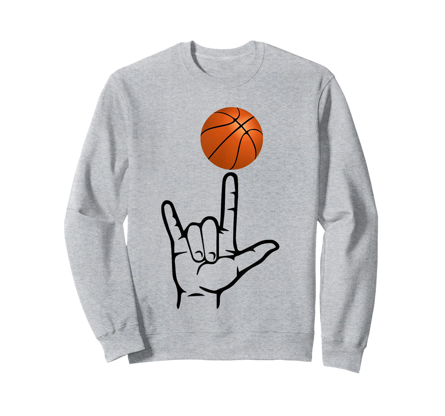 ASL Sign Language Shirt for Basketball Player Deaf Gifts T-Shirt