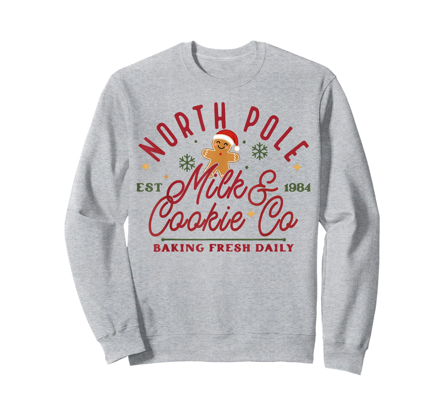 Christmas Milk & Cookie Baking Fresh Daily Pajamas Matching T-Shirt