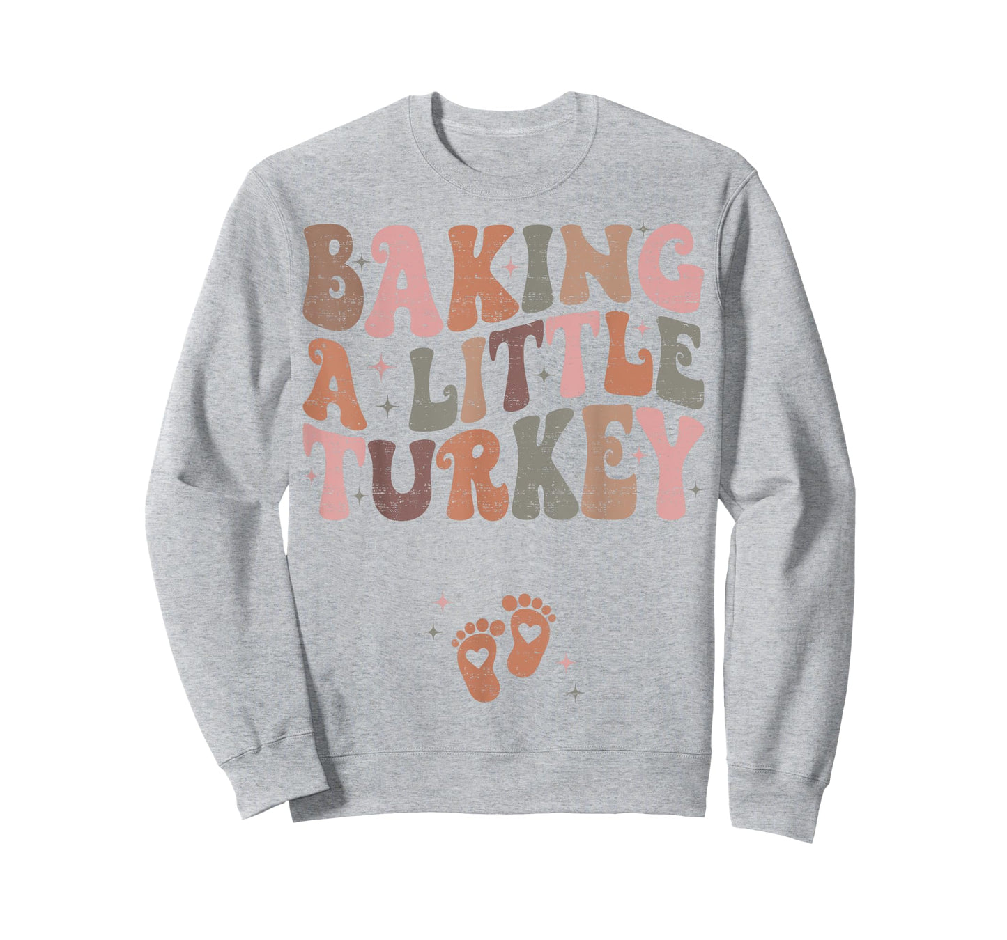 Baking A Little Turkey Thanksgiving Pregnancy Announcement T-Shirt
