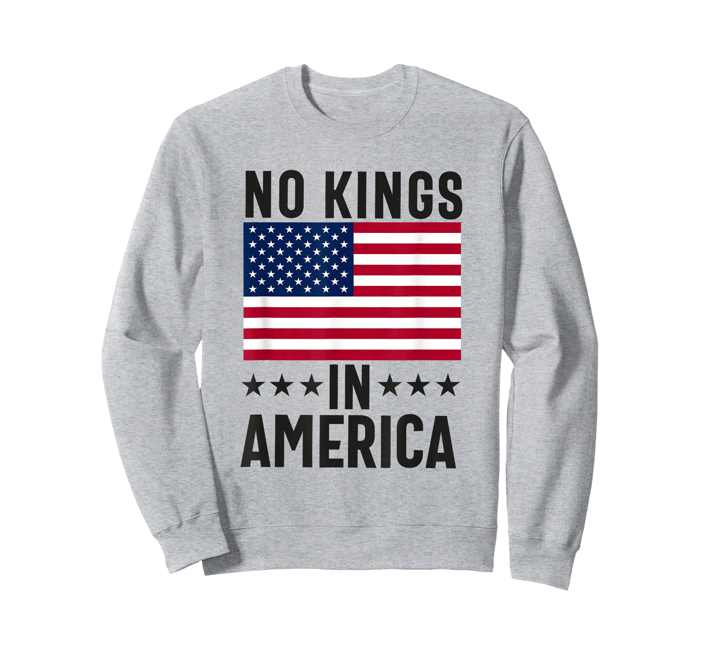No Kings in America Flag Protest Save Democracy T-Shirt
