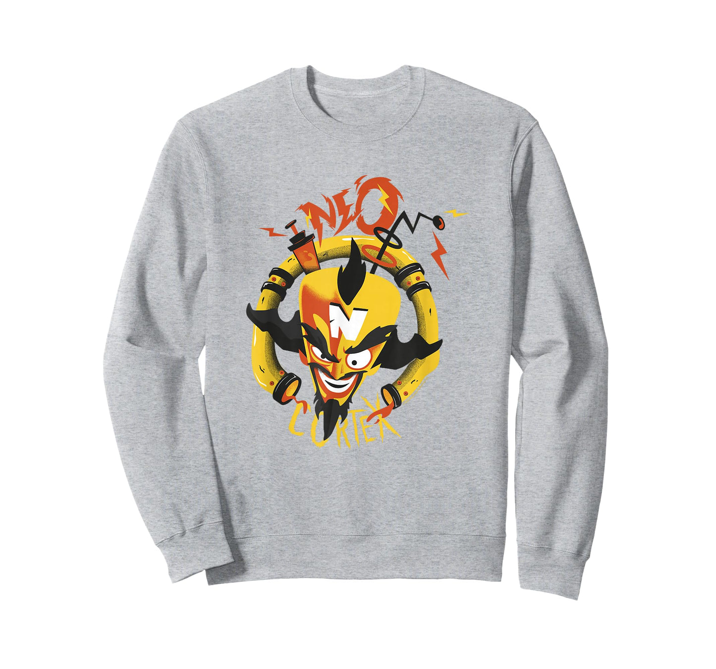 Crash Team Rumble Dr. Neo Cortex Evil Scientist Big Face T-Shirt