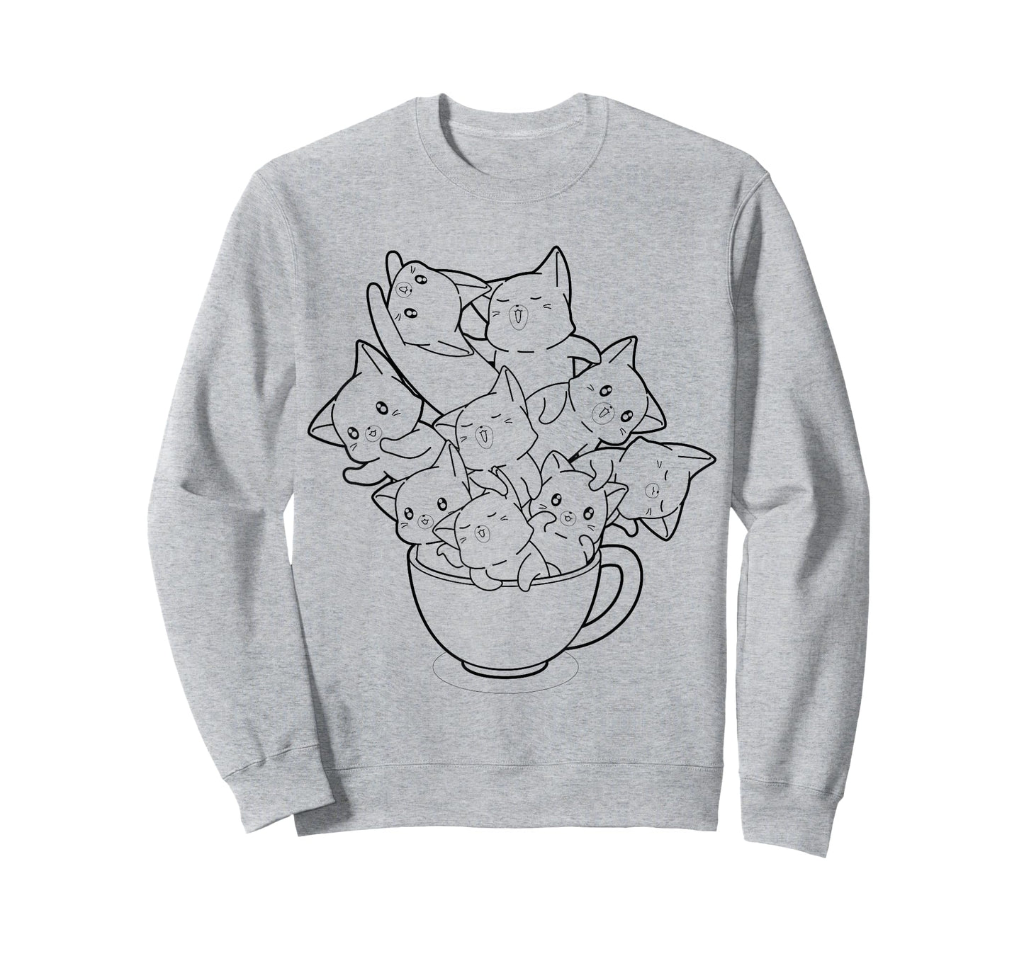 Cute cats to paint and color in for children T-Shirt