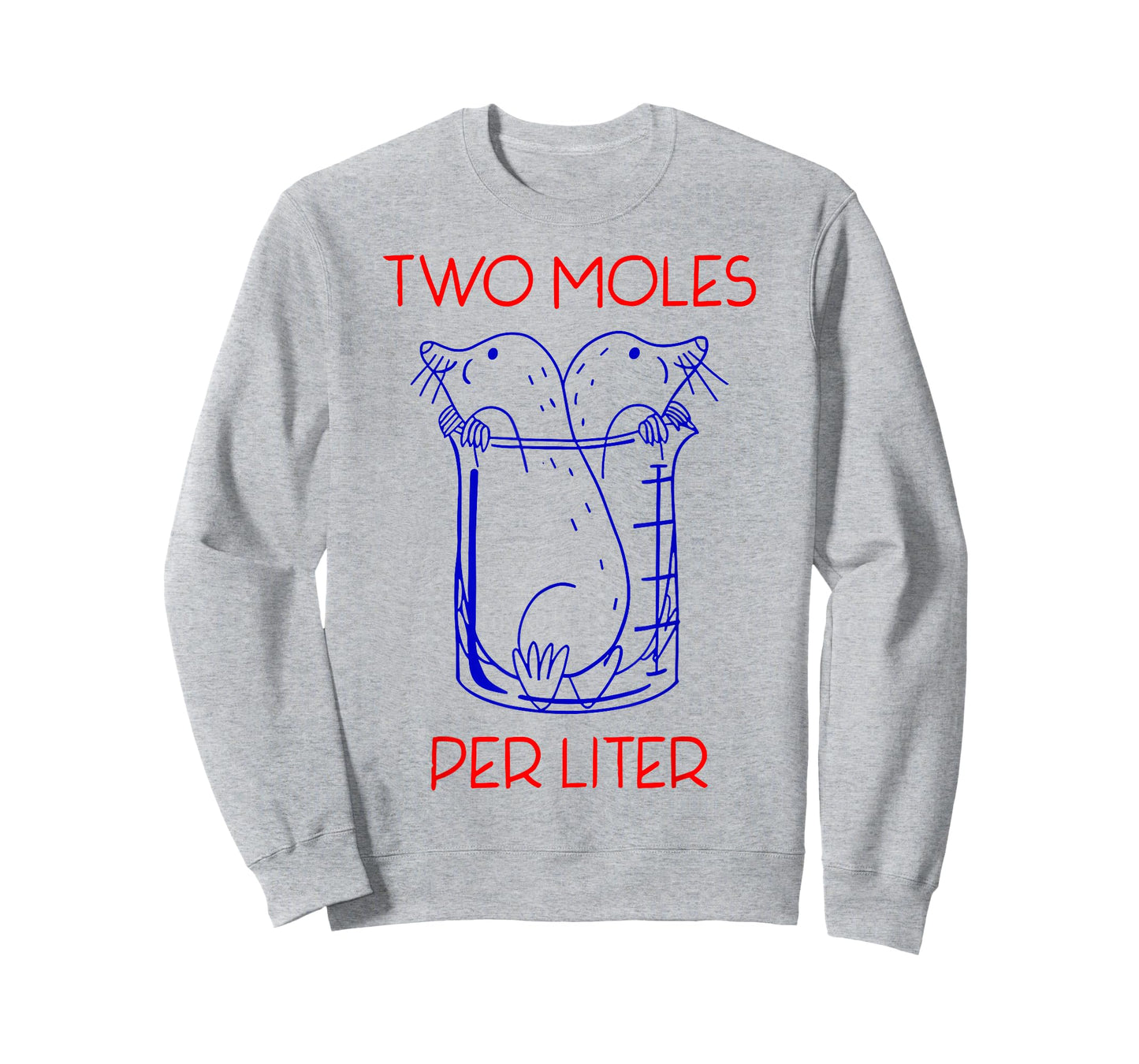 Funny Chemistry Science Tee Two Moles Per Liter T-Shirt
