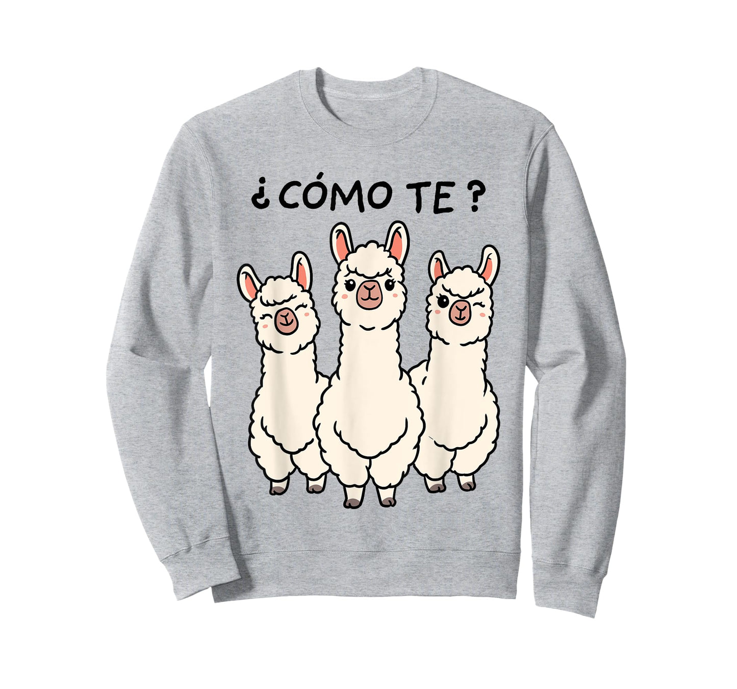 Como Te Llamas Shirt Funny Llama Spanish Teacher Joke Men Women Kids T-Shirt