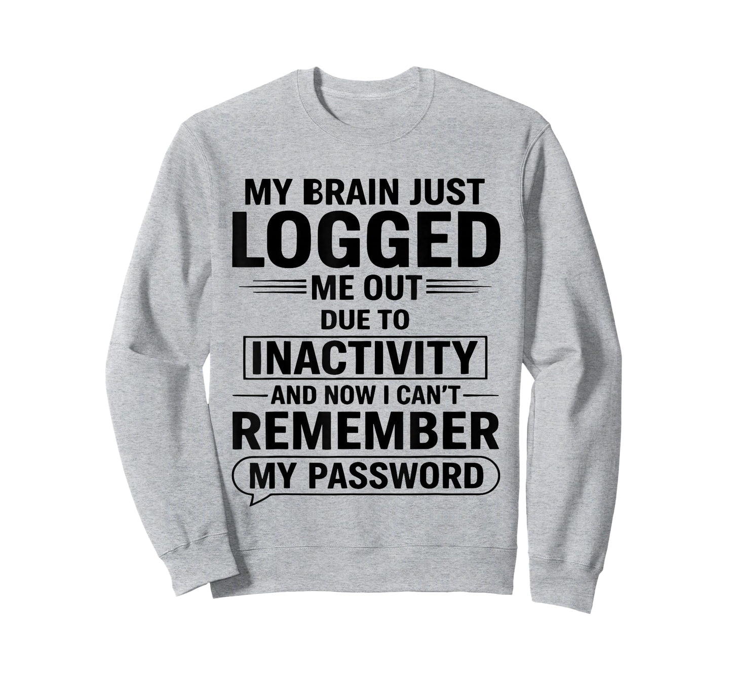 My Brain Just Logged Me Out Due to Inactivity and Now I Cant T-Shirt