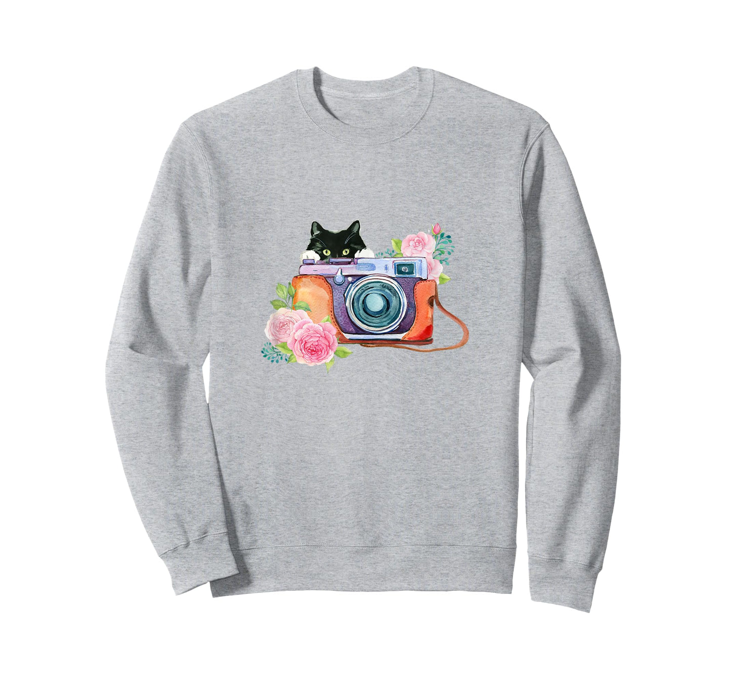 Photography and Cat Lover T Shirt - Photographer Camera Tee T-Shirt for Men Women Girls Kids