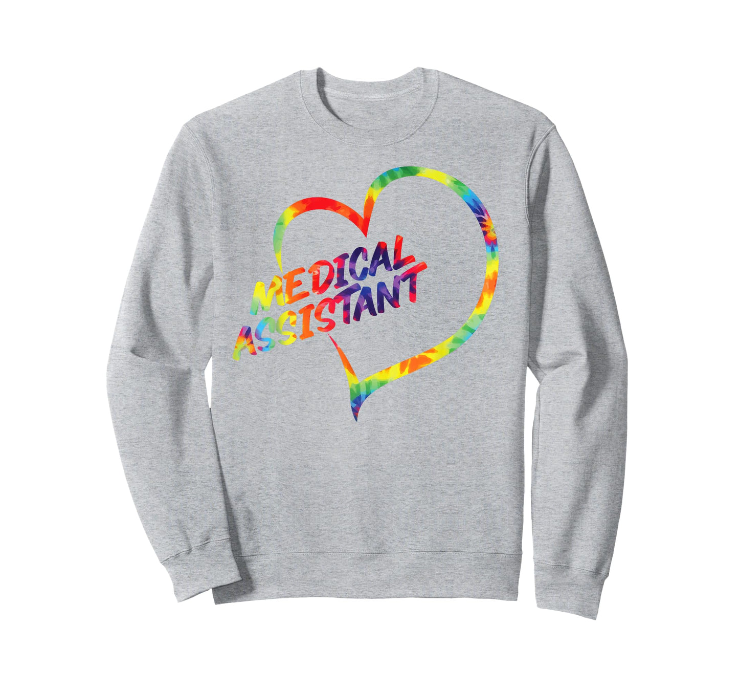 Certified Medical Assistant Tie Dye Heart CMA T-Shirt