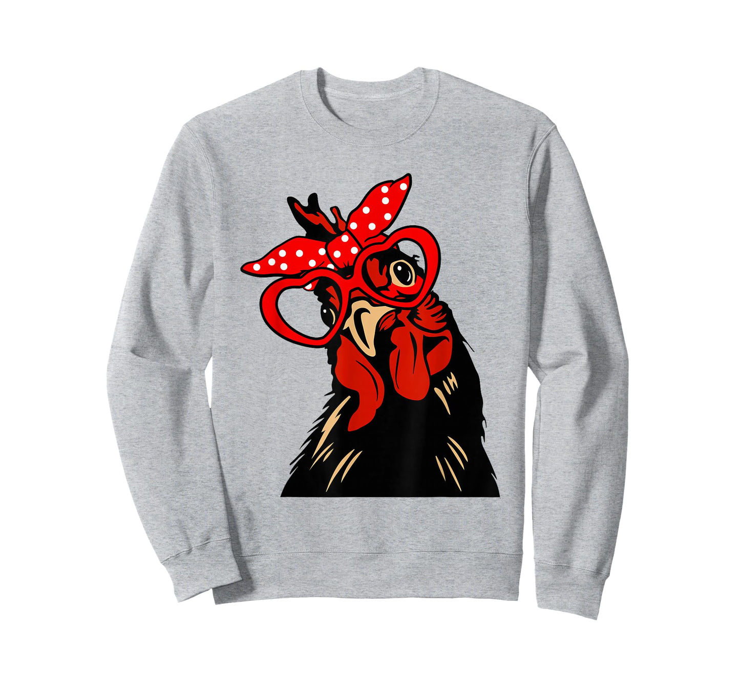 Chicken with bandana headband and glasses cute T-Shirt