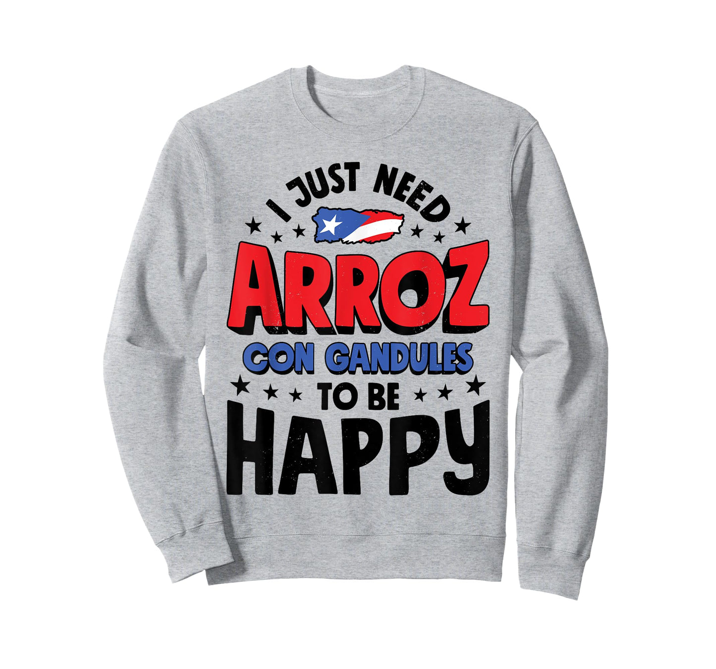 Puerto Rico Arroz Con Gandules Puerto Rican Flag Food Lovers T-Shirt