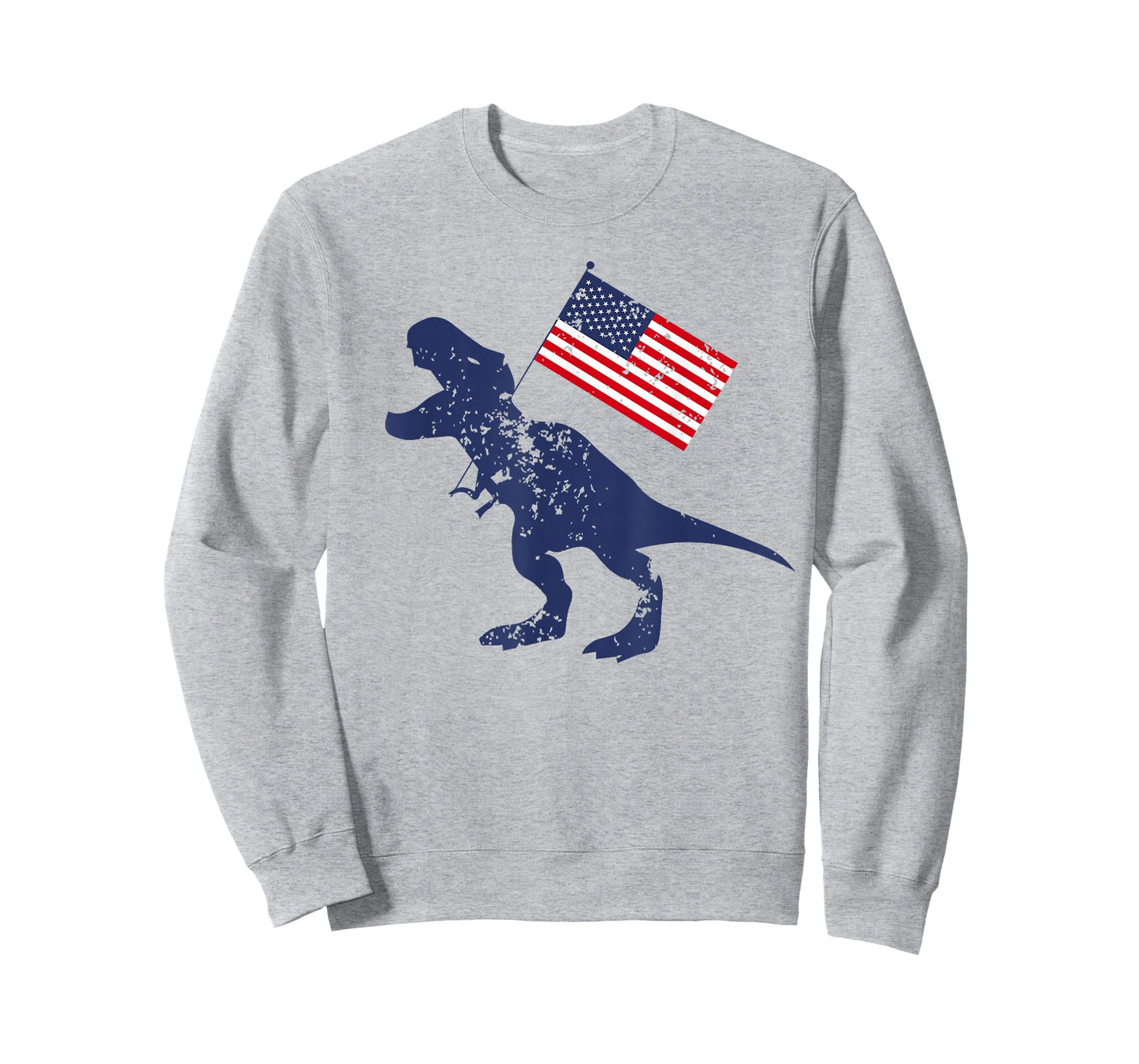 Awesome America American Dino Flag July 4th USA Dinosaur T-Shirt