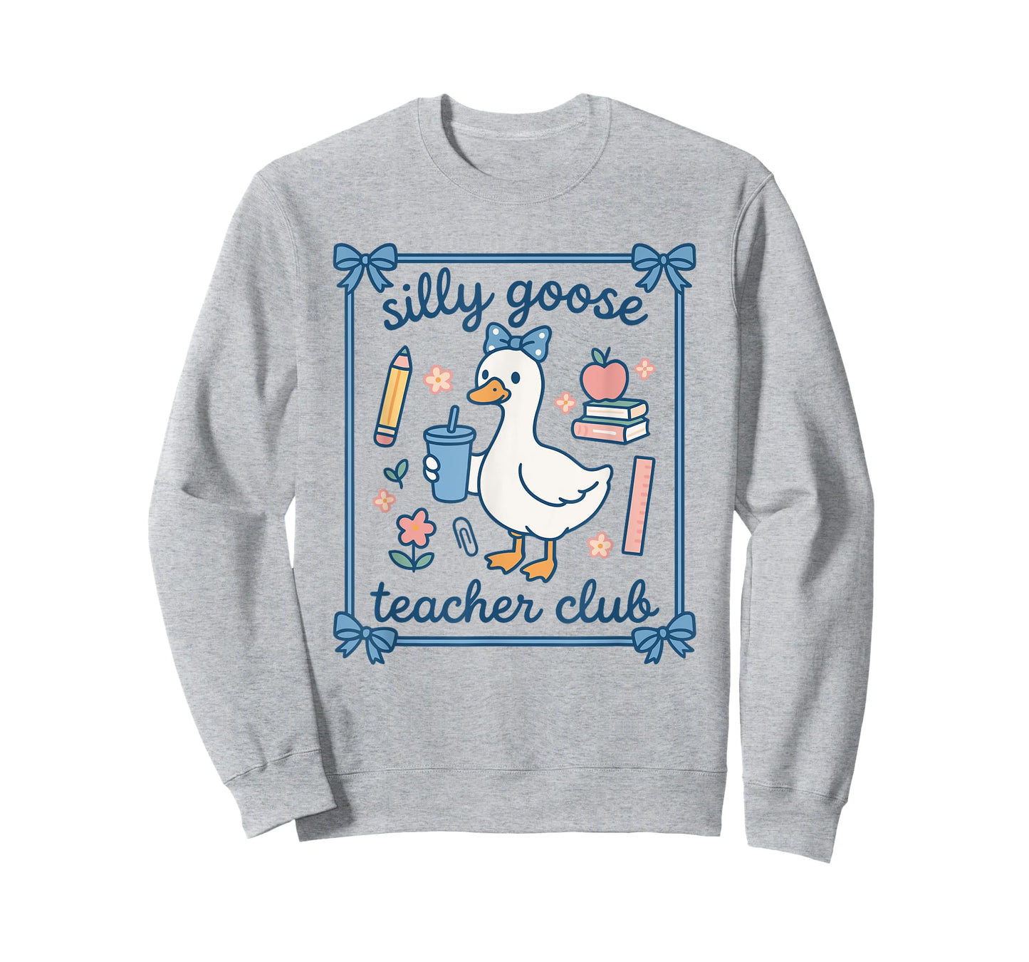 Cute Silly Goose Teacher Club for Women T-Shirt