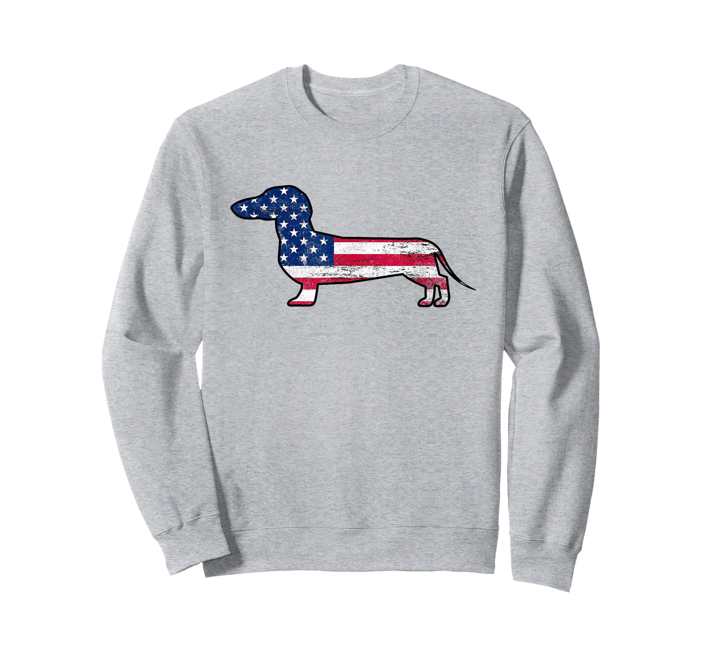 American Dachshund Patriotic Dog US Flag 4th Of July Gift T-Shirt for Women Kids Men
