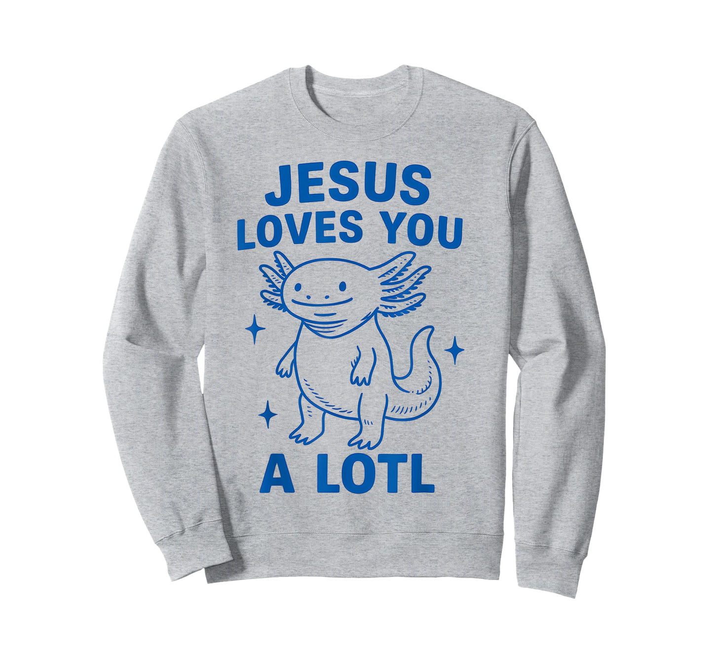 Jesus Loves You Funny Axolotl Christian Faith Kids Girls T-Shirt