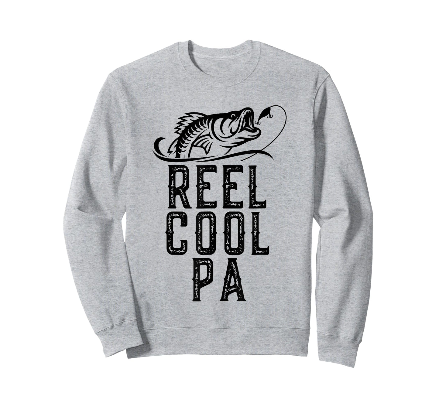 Reel Cool Pa Fishing Fisherman Funny Grandpa Retro T-Shirt