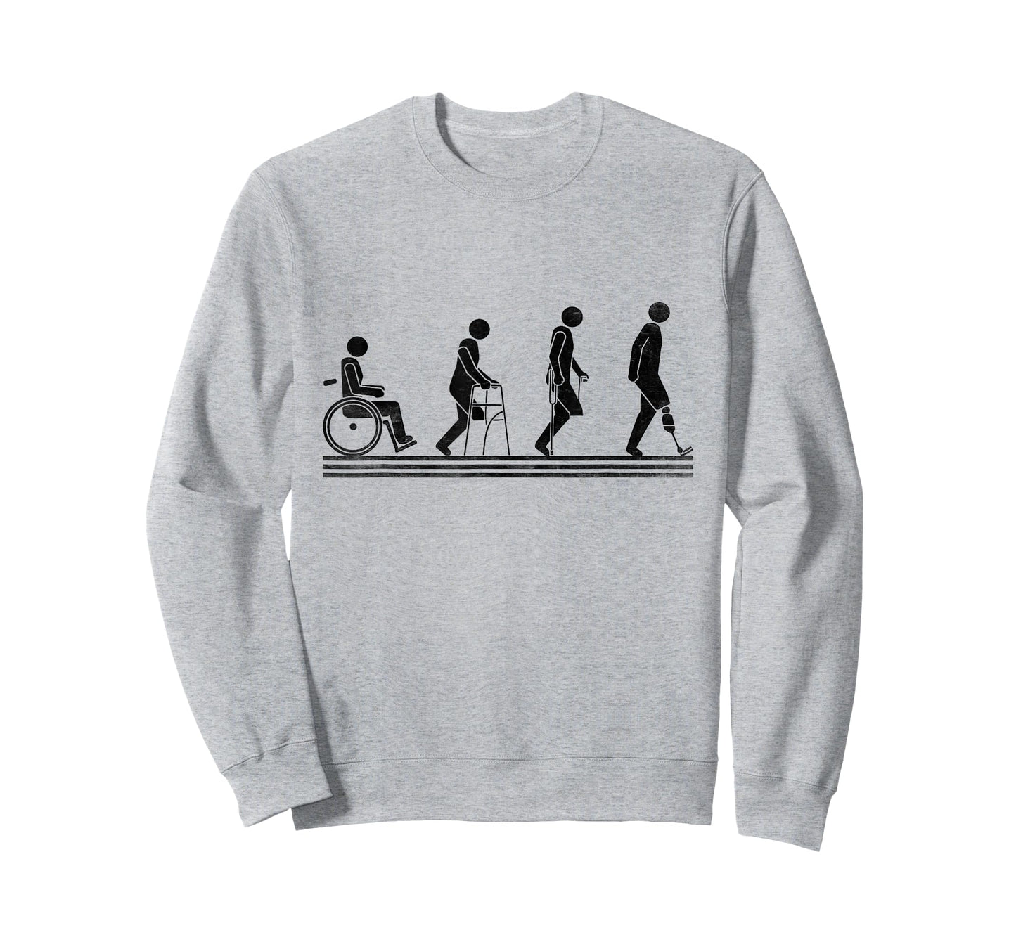 Amputee Wheelchair Prosthetic Leg Amputation Amputee T-Shirt