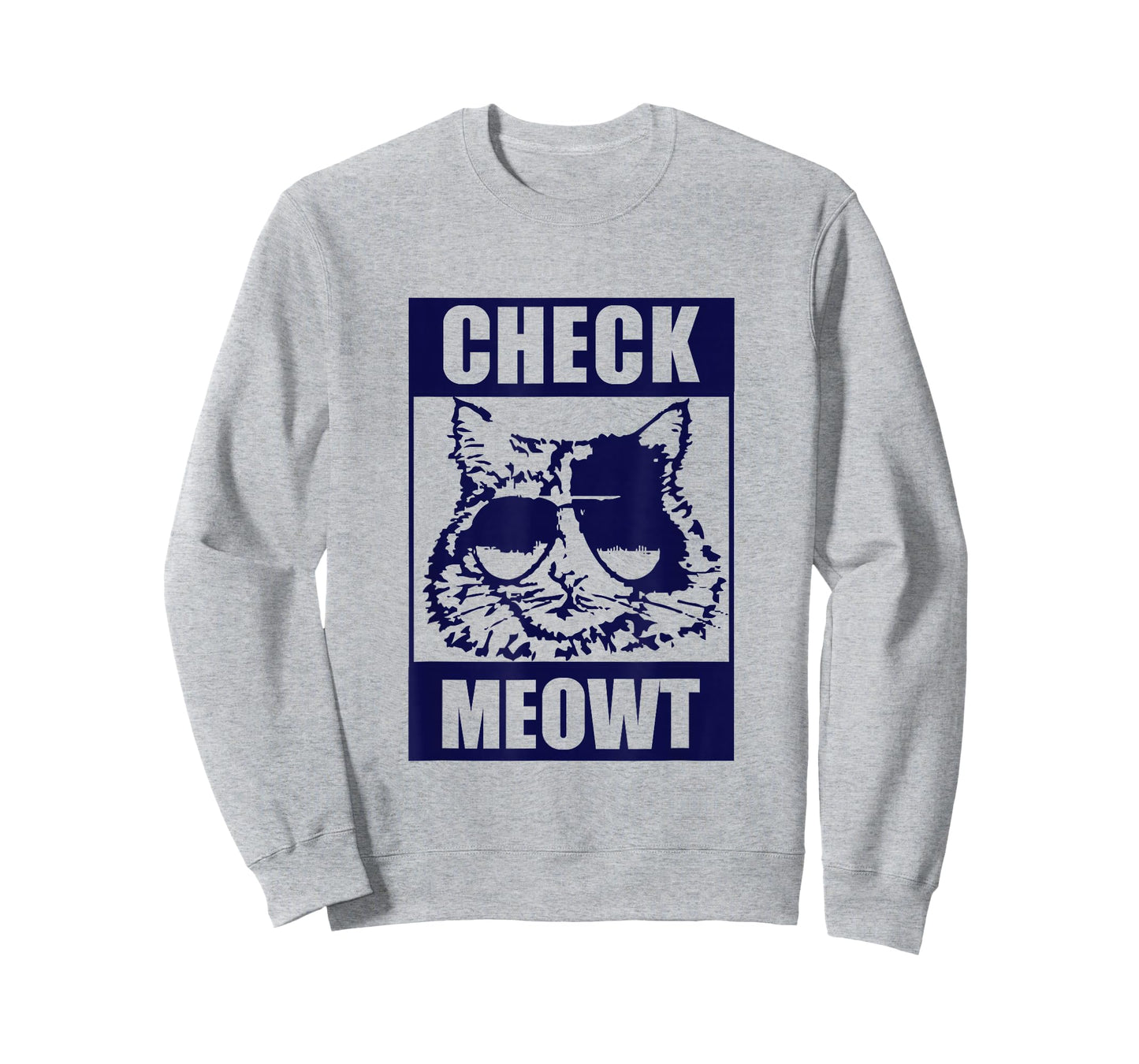 CAT T-SHIRT Funny Cat Tee "CHECK MEOWT" T-Shirt