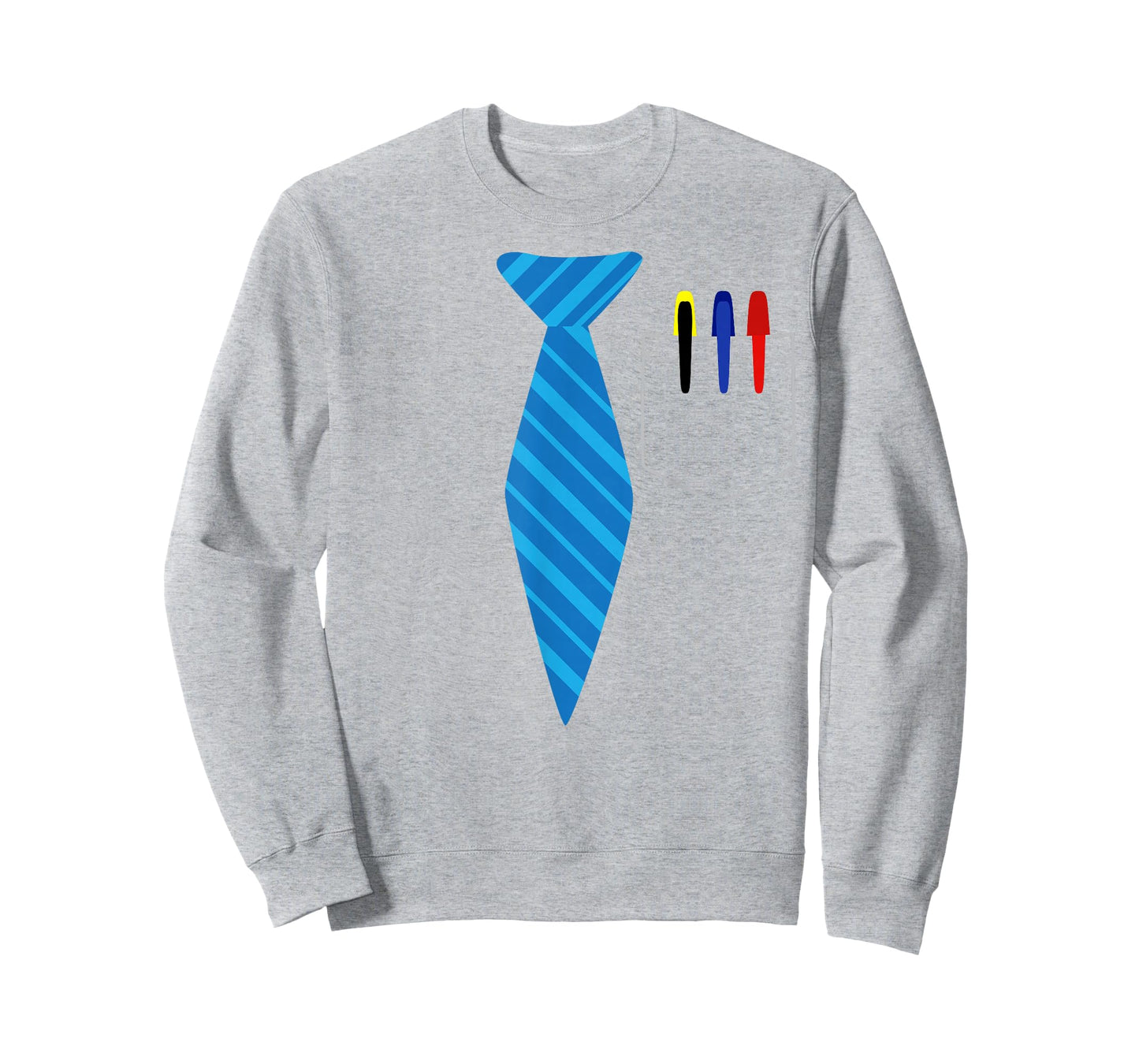 Teacher Tie & Pocket Protector Costume School Gift T-Shirt