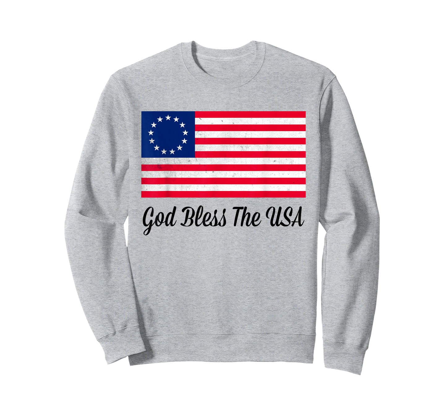 Original Betsy Ross American Revolution God Bless The USA T-Shirt
