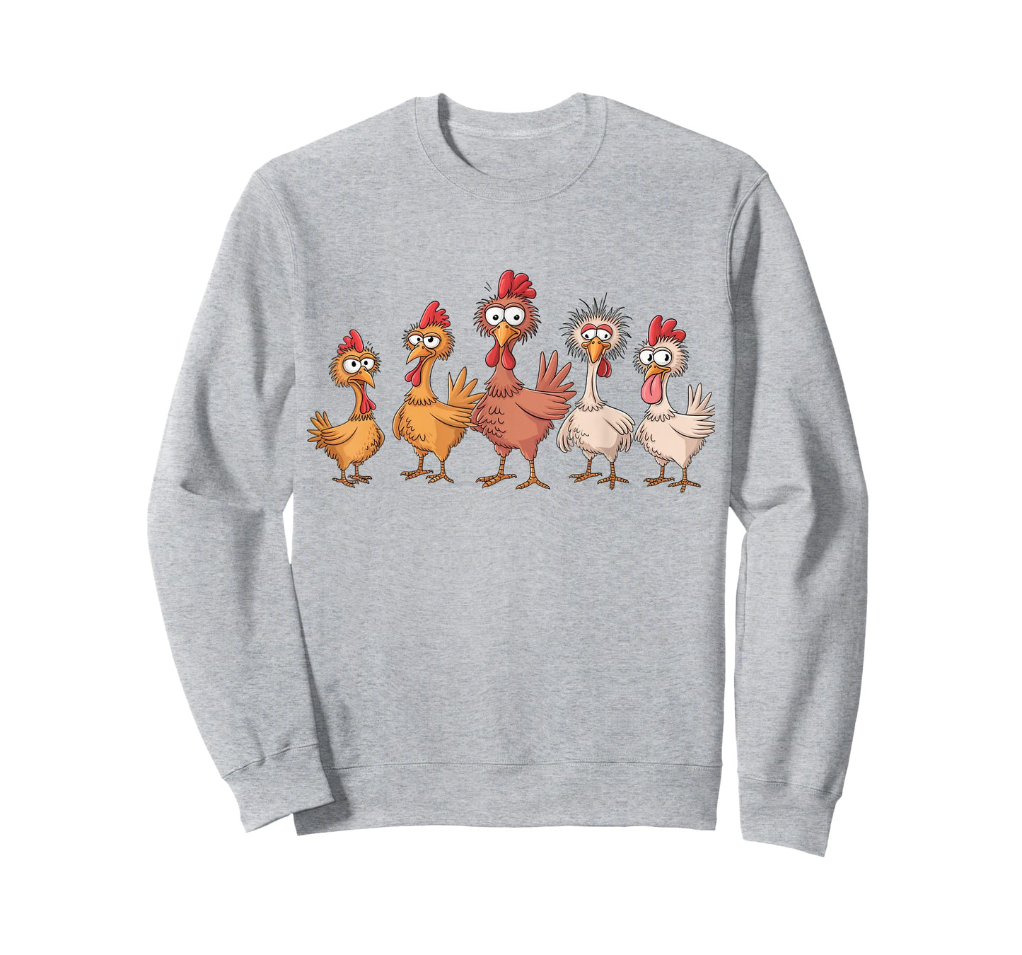 Chicken Art Crazy Chicken Gifts For Men Women Kid Boy Family T-Shirt