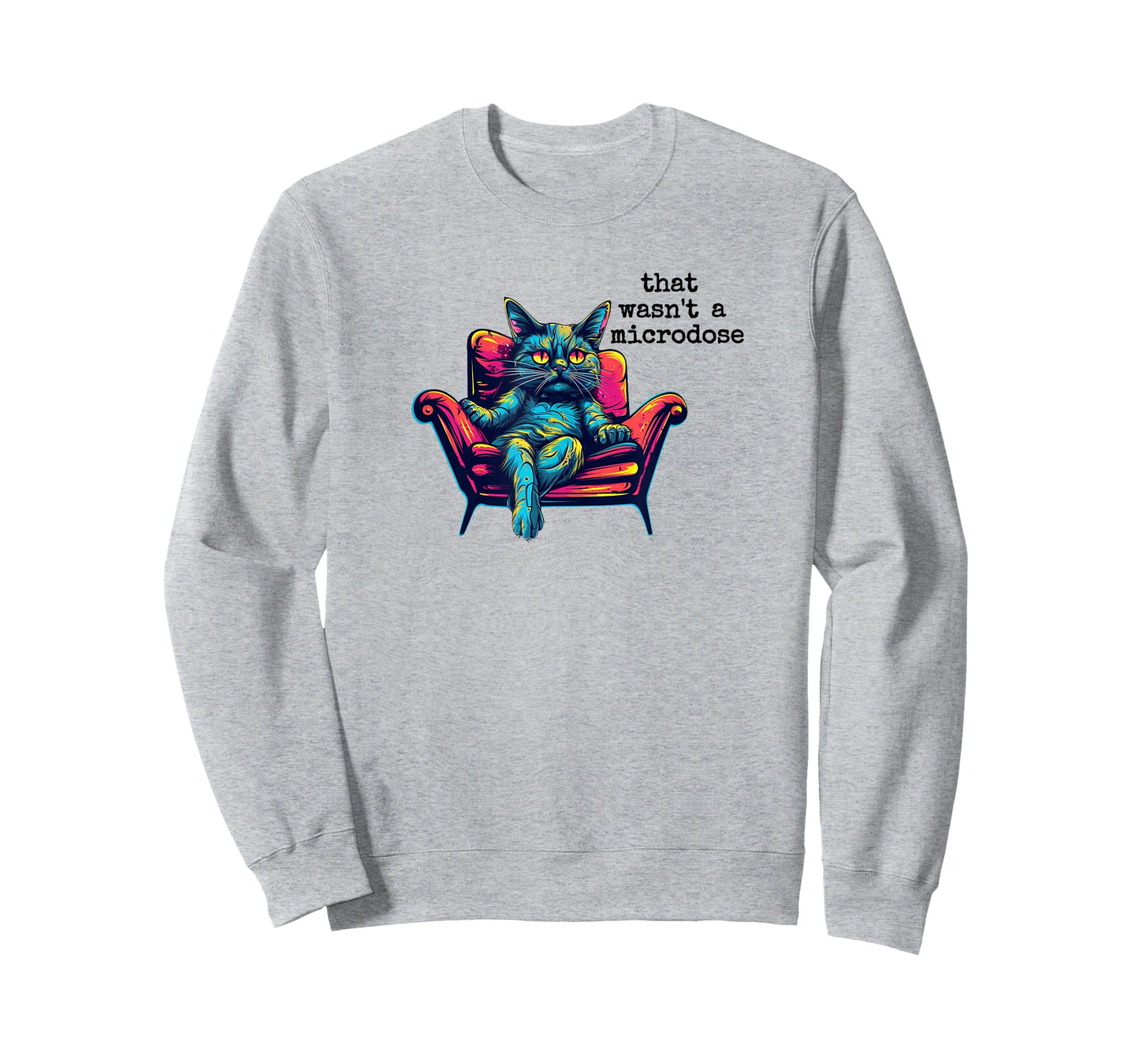 Microdose Cat Therapy Spiritual Healing Psychedelic Medicine T-Shirt