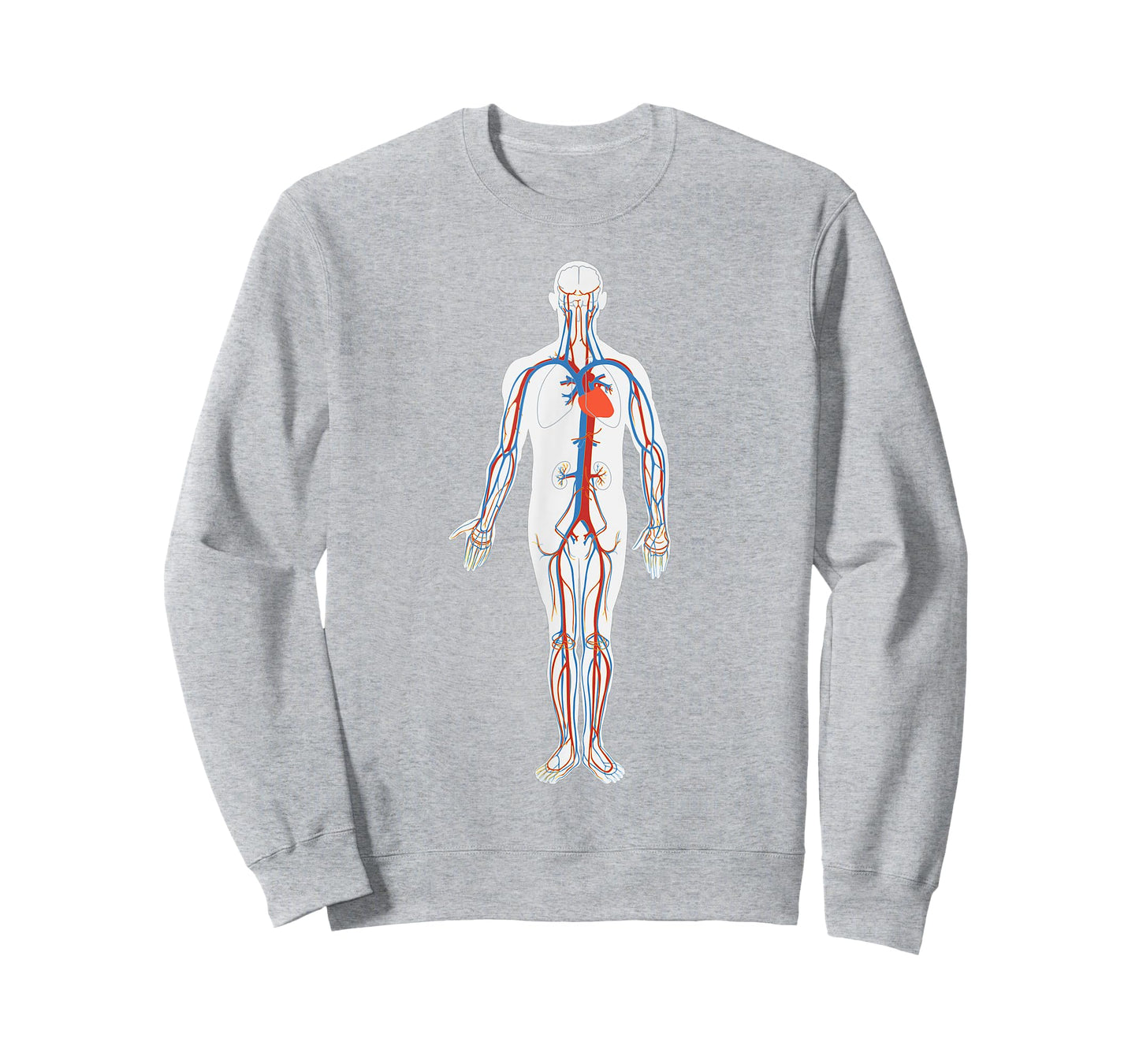 Circulatory System Anatomy Chart Arteries Veins T-Shirt