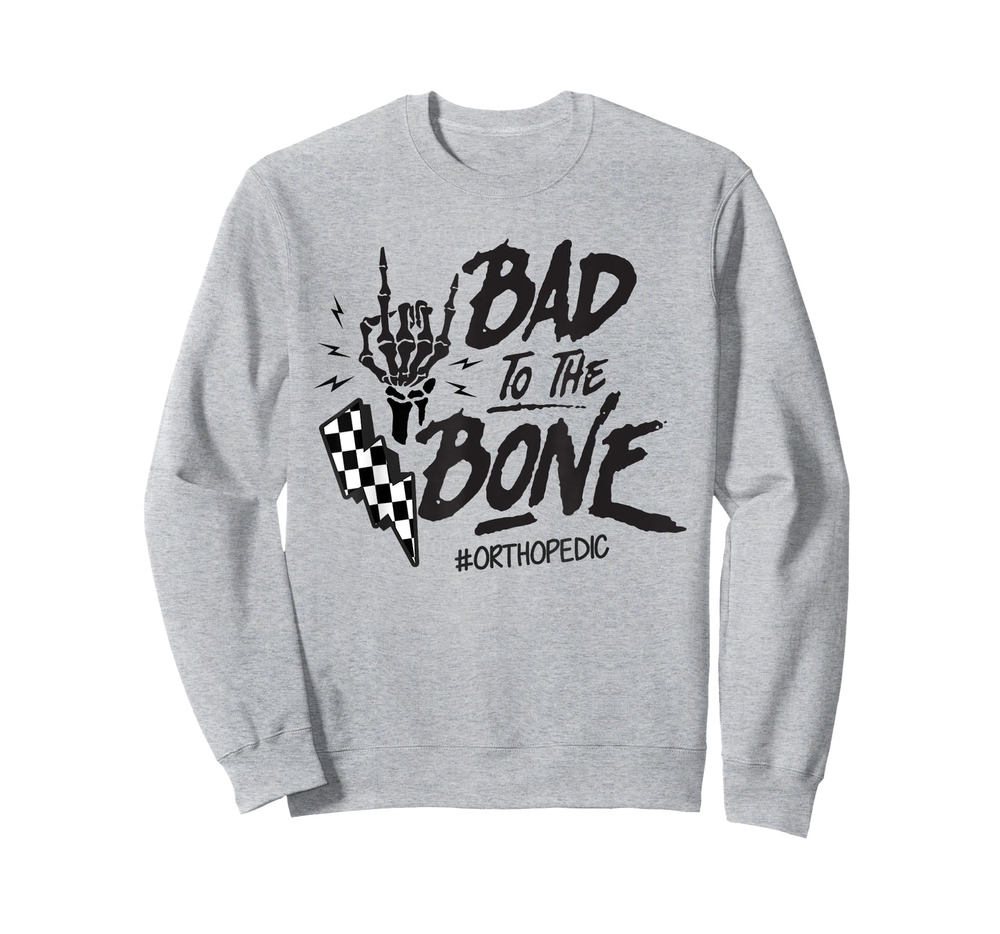 Bad To The Bone Retro Skeleton Orthopedic Surgeon RN Squad T-Shirt
