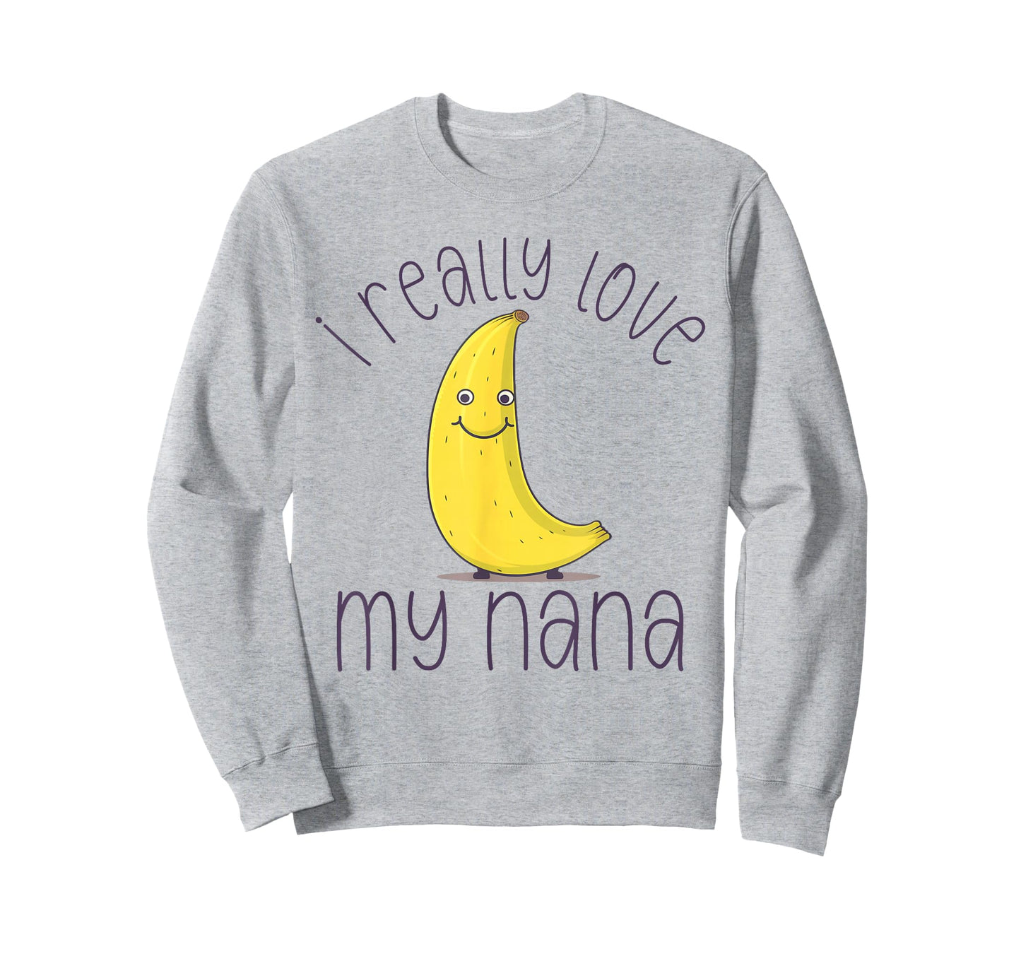 Cute Funny Banana Nana Toddler Kid I Really Love My Nana T-Shirt