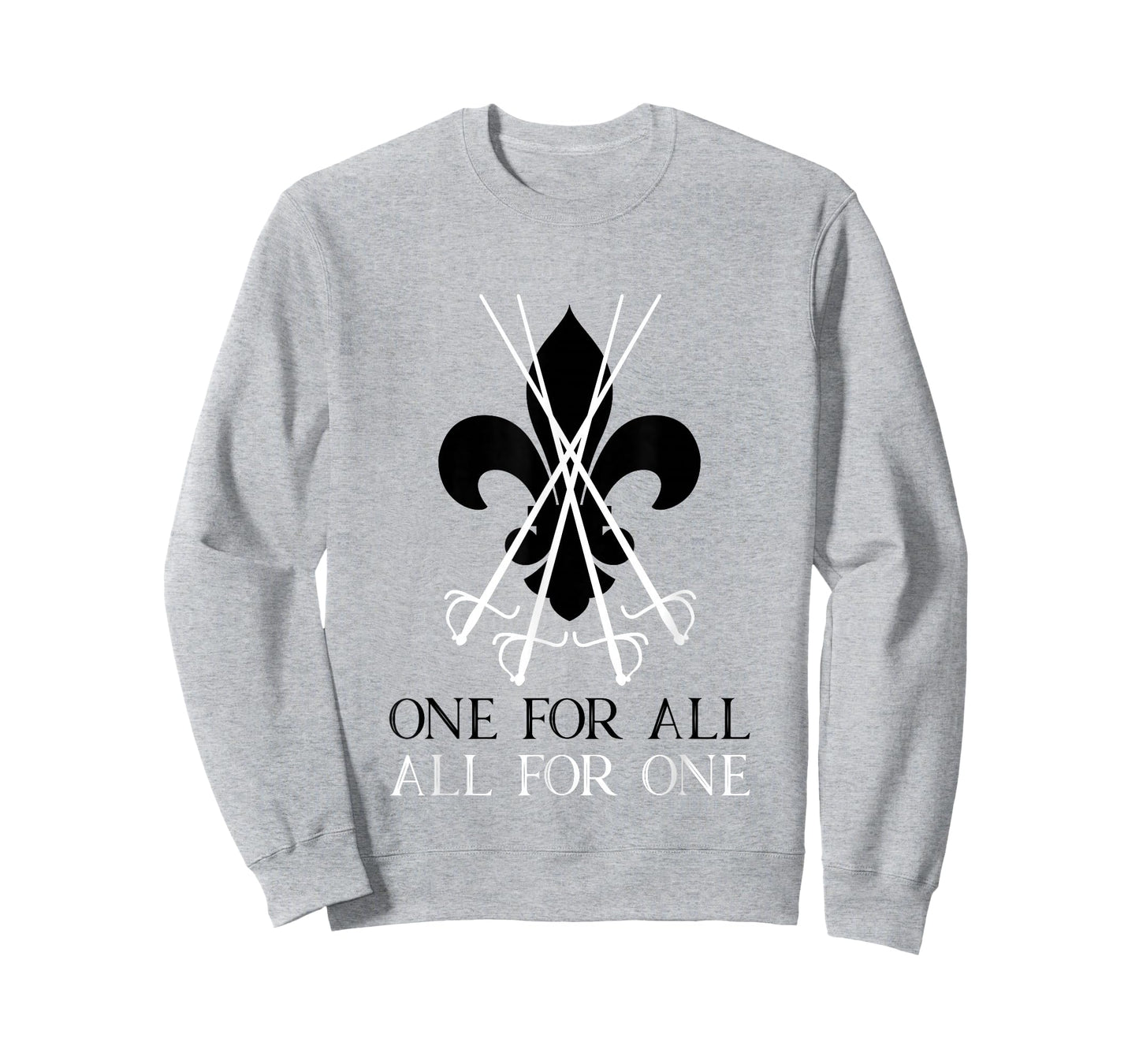 One for All, All for One The Three Musketeers Fleur-de-lis T-Shirt