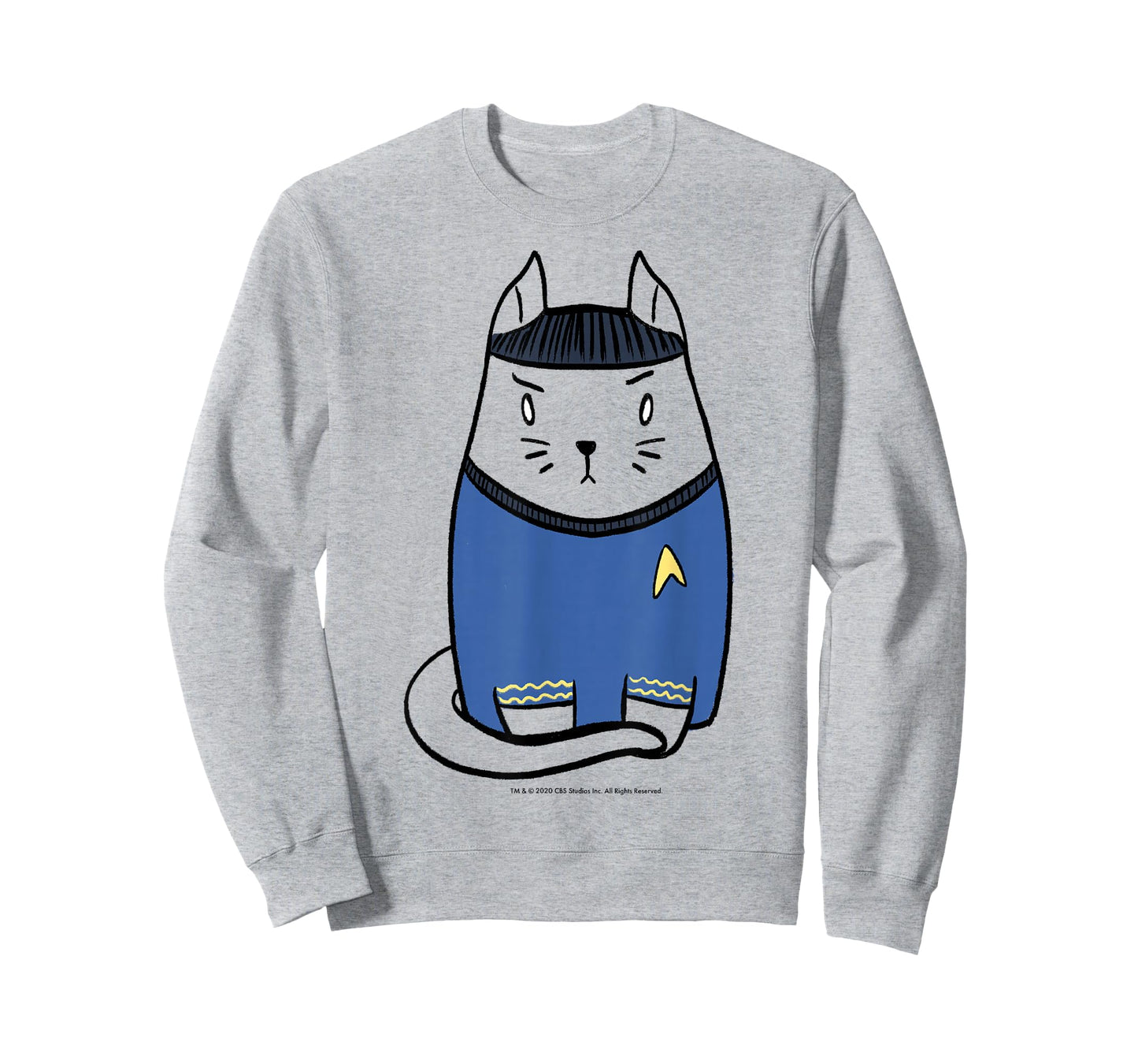 Star Trek: The Original Series Spock Cat Doodle T-Shirt
