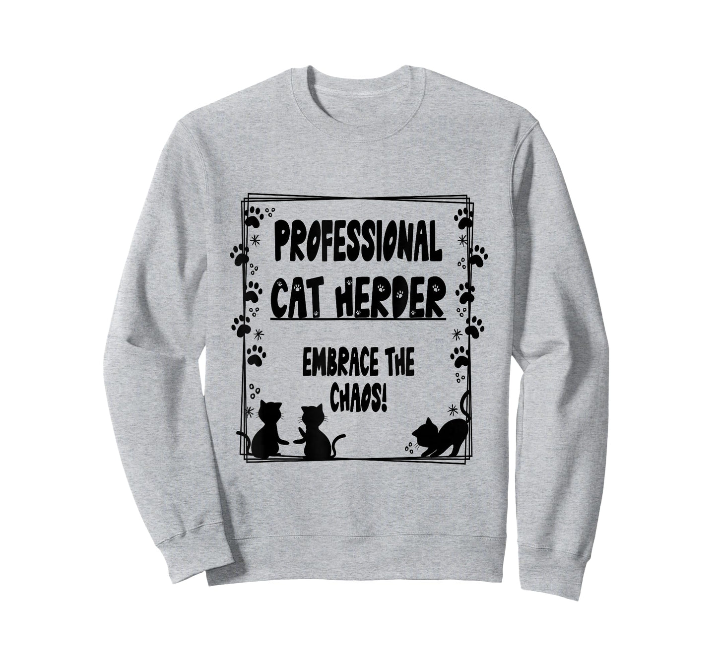 Professional Cat Herder Employee Managemen Graphic Design T-Shirt