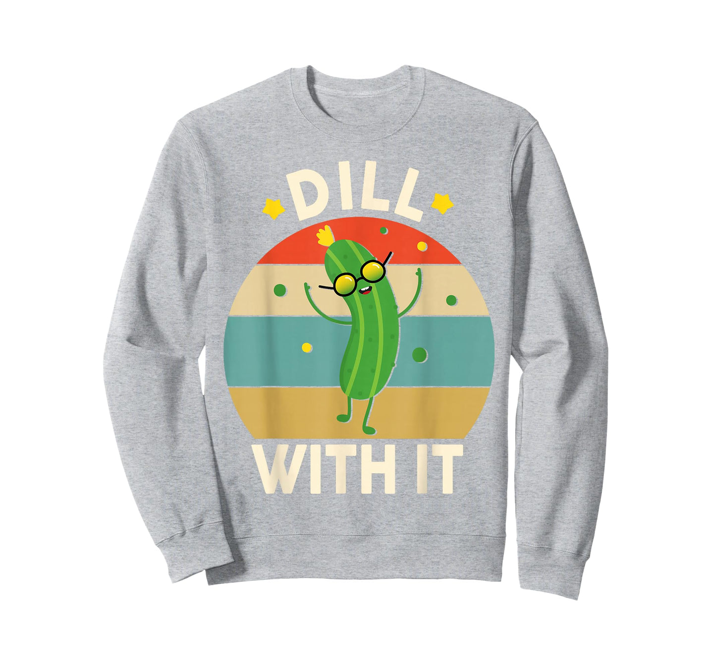 Funny Dill with It Pickle-Shirt Kids Boys Mens Toddler Vegan T-Shirt