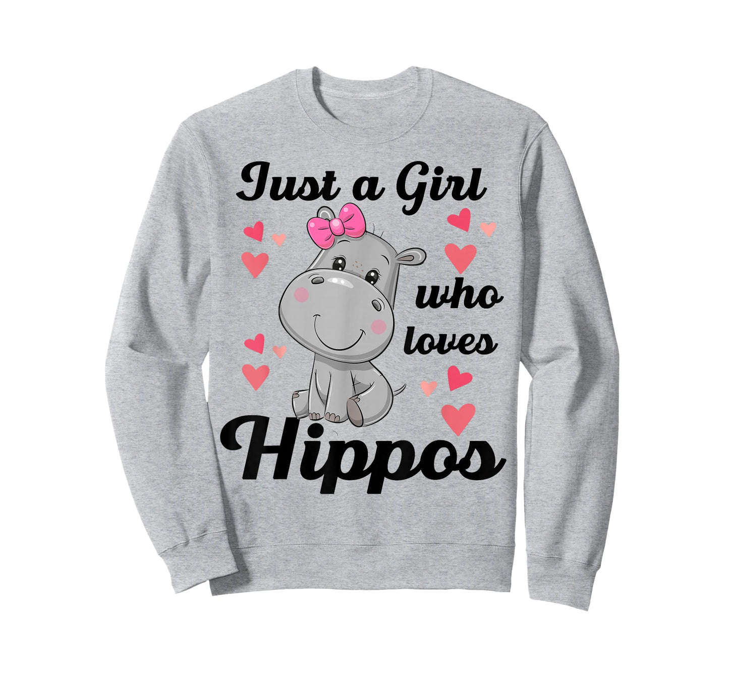 Cute Hippo-Shirt Just A Girl Who Loves Hippo Kids Toddler T-Shirt