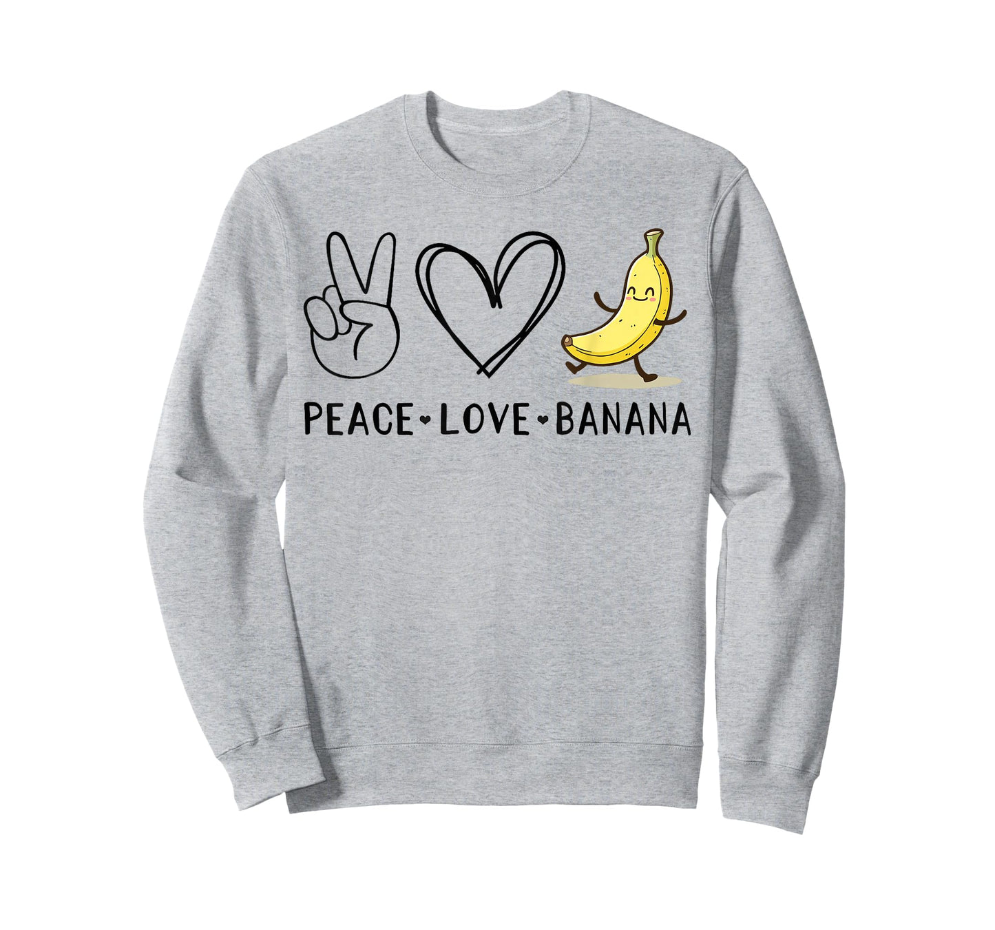 Funny Love Bananas Shirt Cute Banana Gifts Peace Love Banana T-Shirt