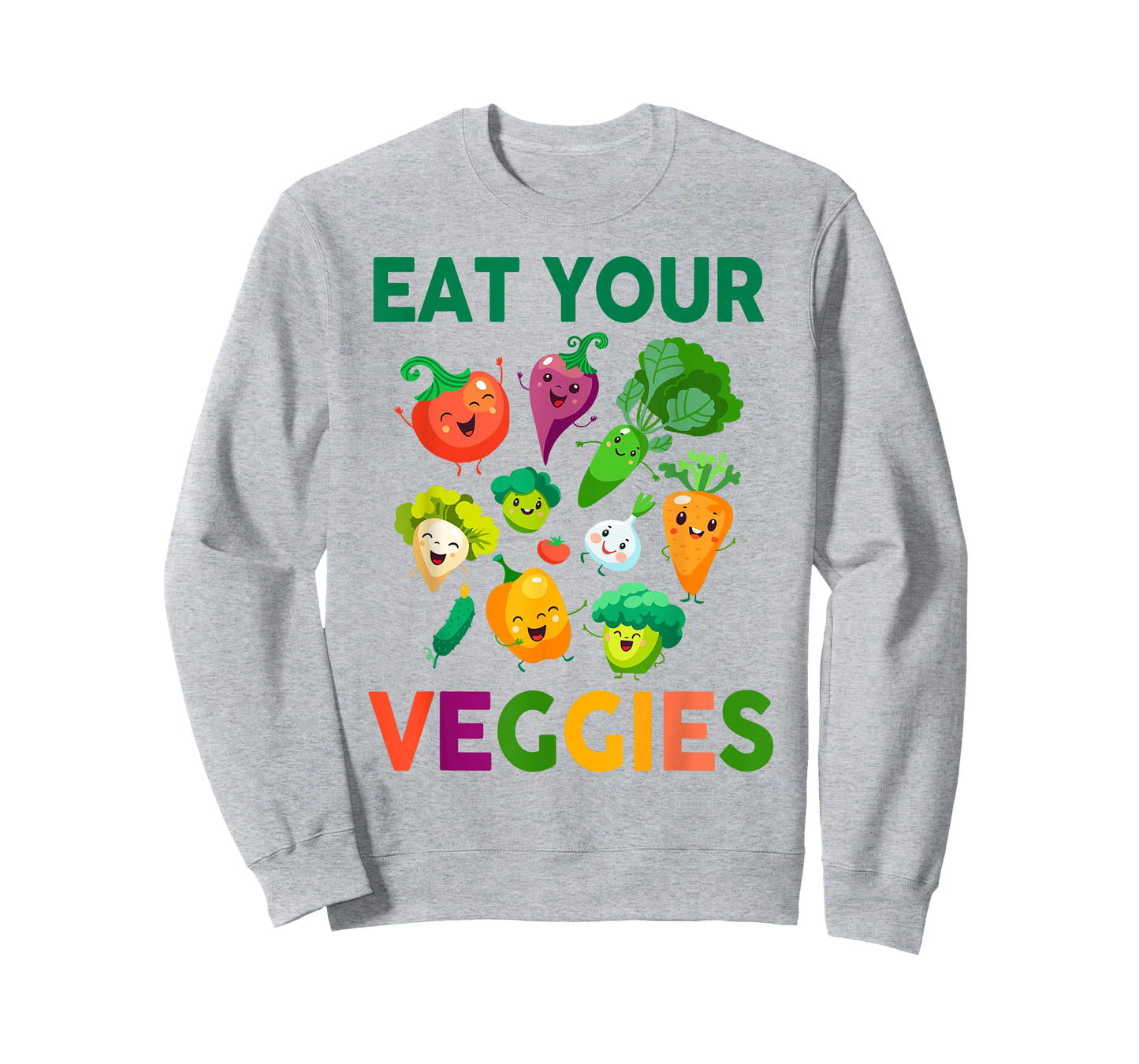 Vegan Shirt Kids Toddler Boys Eat Your Veggies Vegetables T-Shirt
