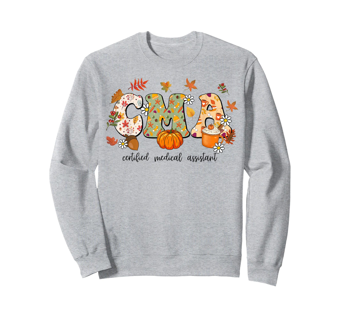 Certified Medical Assistant Autumn Fall Season Thanksgiving T-Shirt