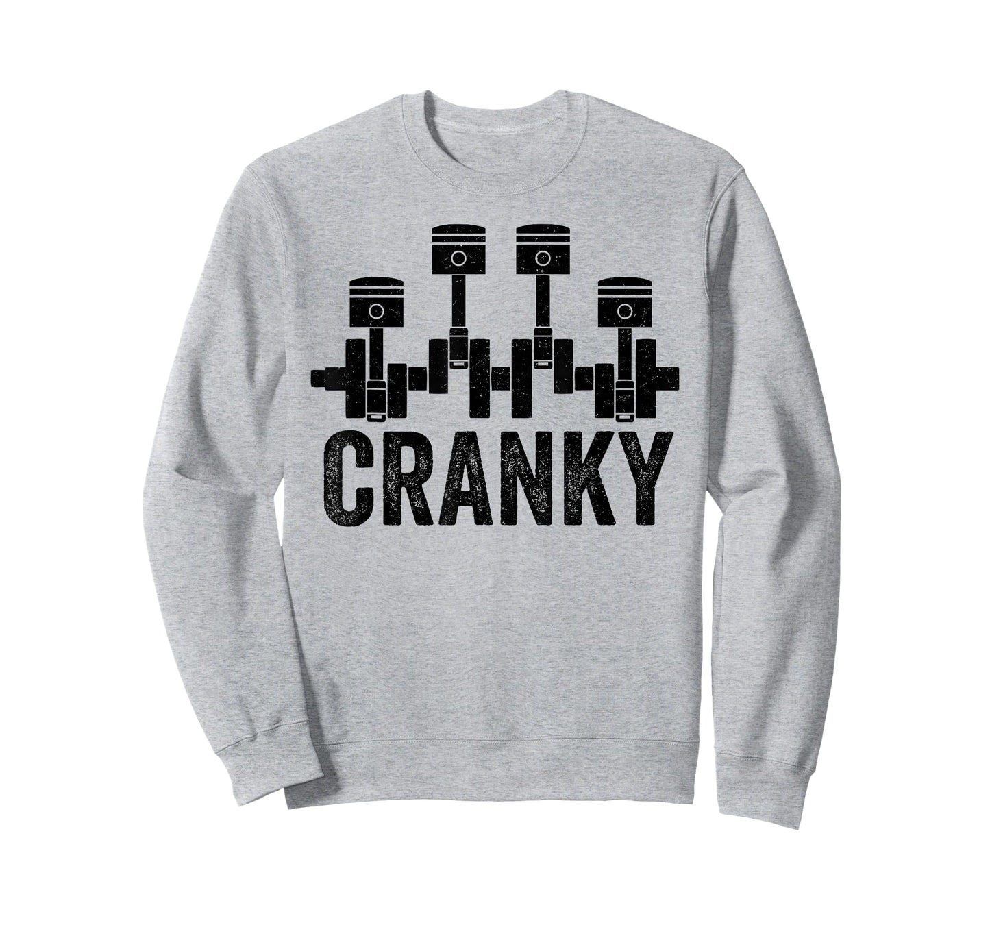 Cranky Car Engine Crankshaft Cars Lover Mechanics Father Day T-Shirt