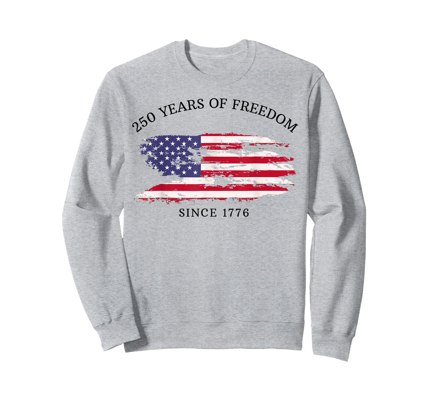 250 Years of Freedom 250th Anniversary USA Flag 4th of July T-Shirt