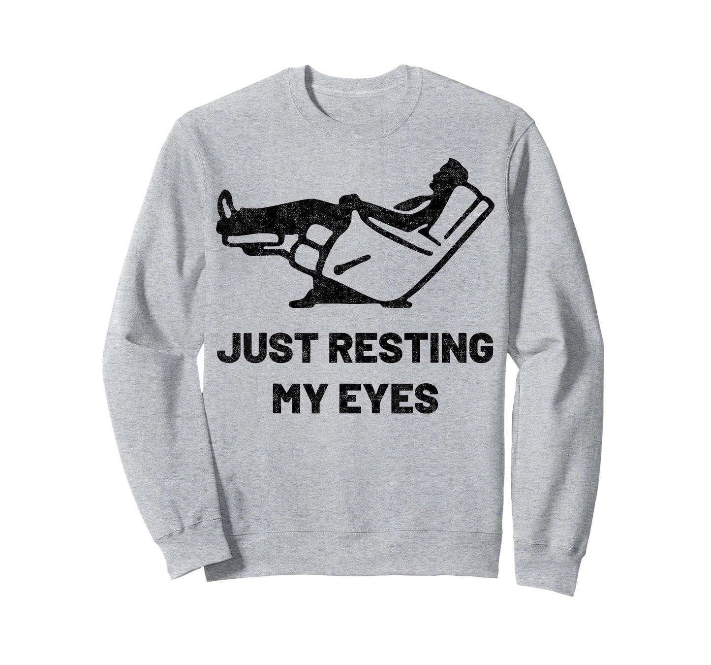 Just Resting My Eyes Funny Recliner Father's Day Dad Husband T-Shirt