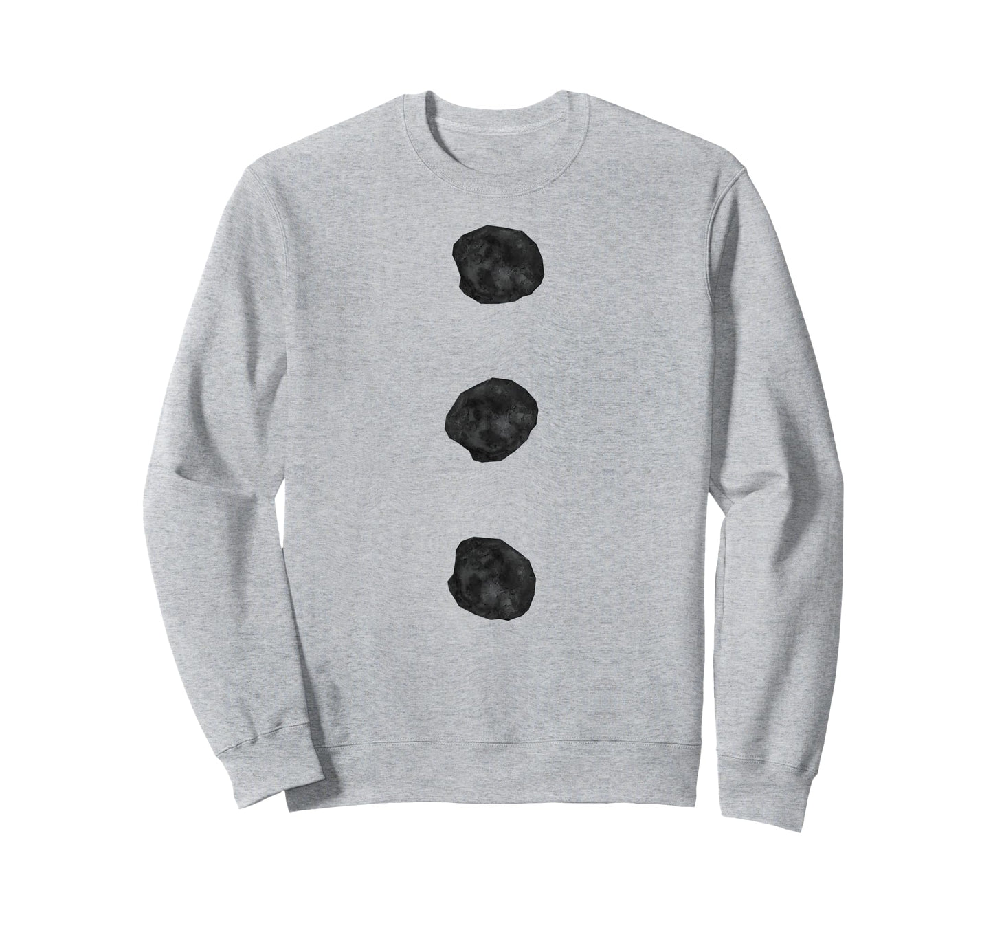 Snowman Costume Shirt Three Black Buttons on White T-Shirt T-Shirt