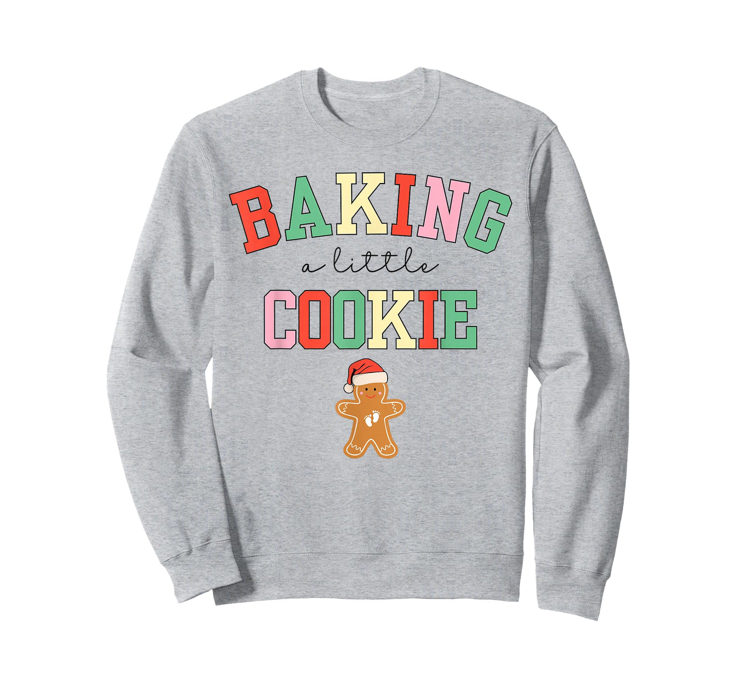 Baking a Little Cookie Pregnant Christmas Mom to Be Xmas T-Shirt