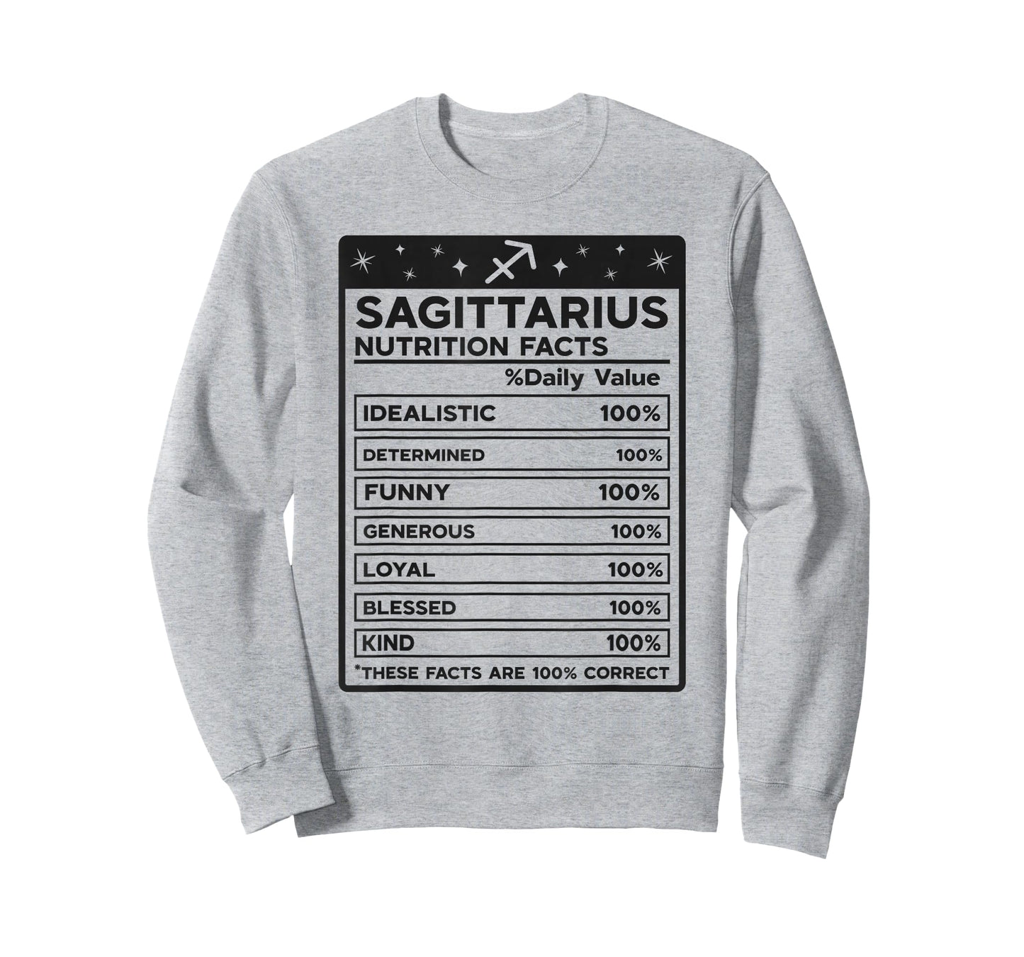 Sagittarius Nutritional Style Zodiac Design, Sagittarius T-Shirt